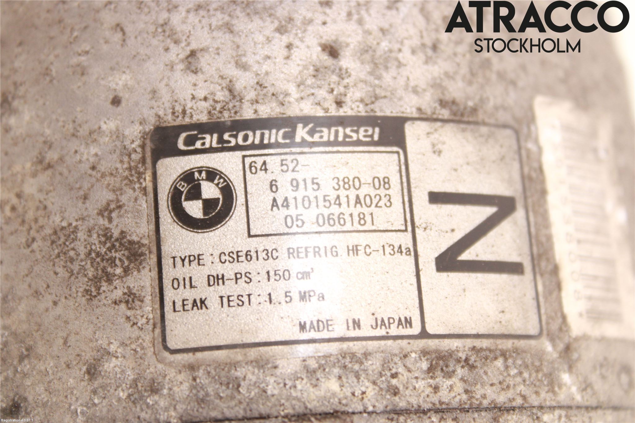 BMW 1 E87/81 5D/3D 03-11 Varme Ac Kompressor