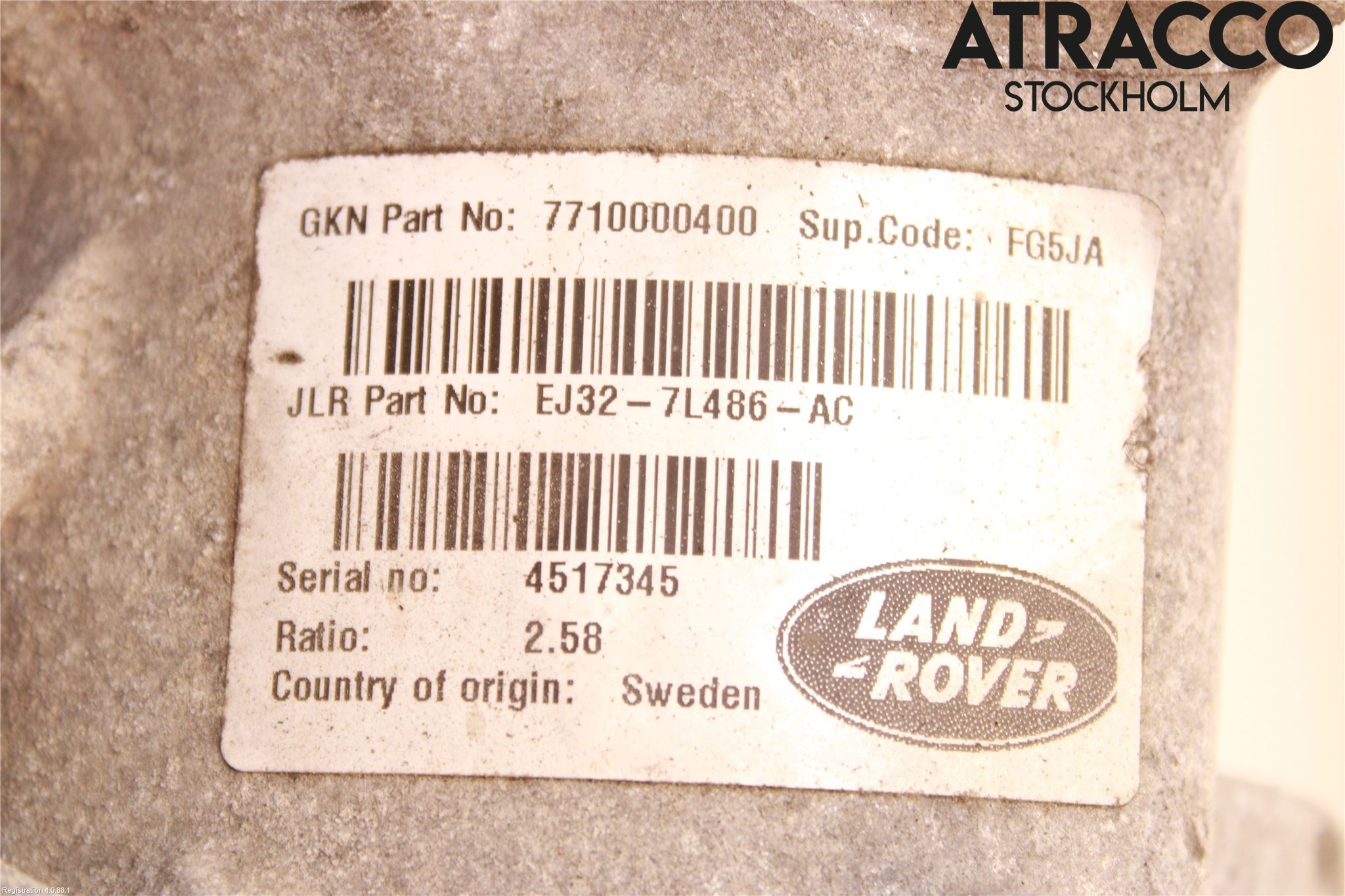 Landrover LAND ROVER DISCOVERY 4 10-16 Gearkasse Fordelingskasse