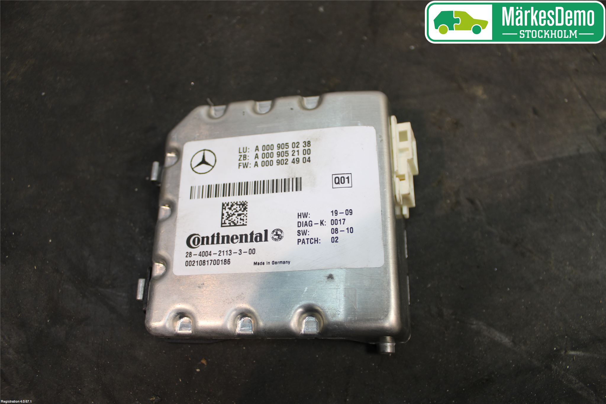 Mercedes-Benz MB E-KLASS (W212) 09-16 Parkeringshjelp Kamera