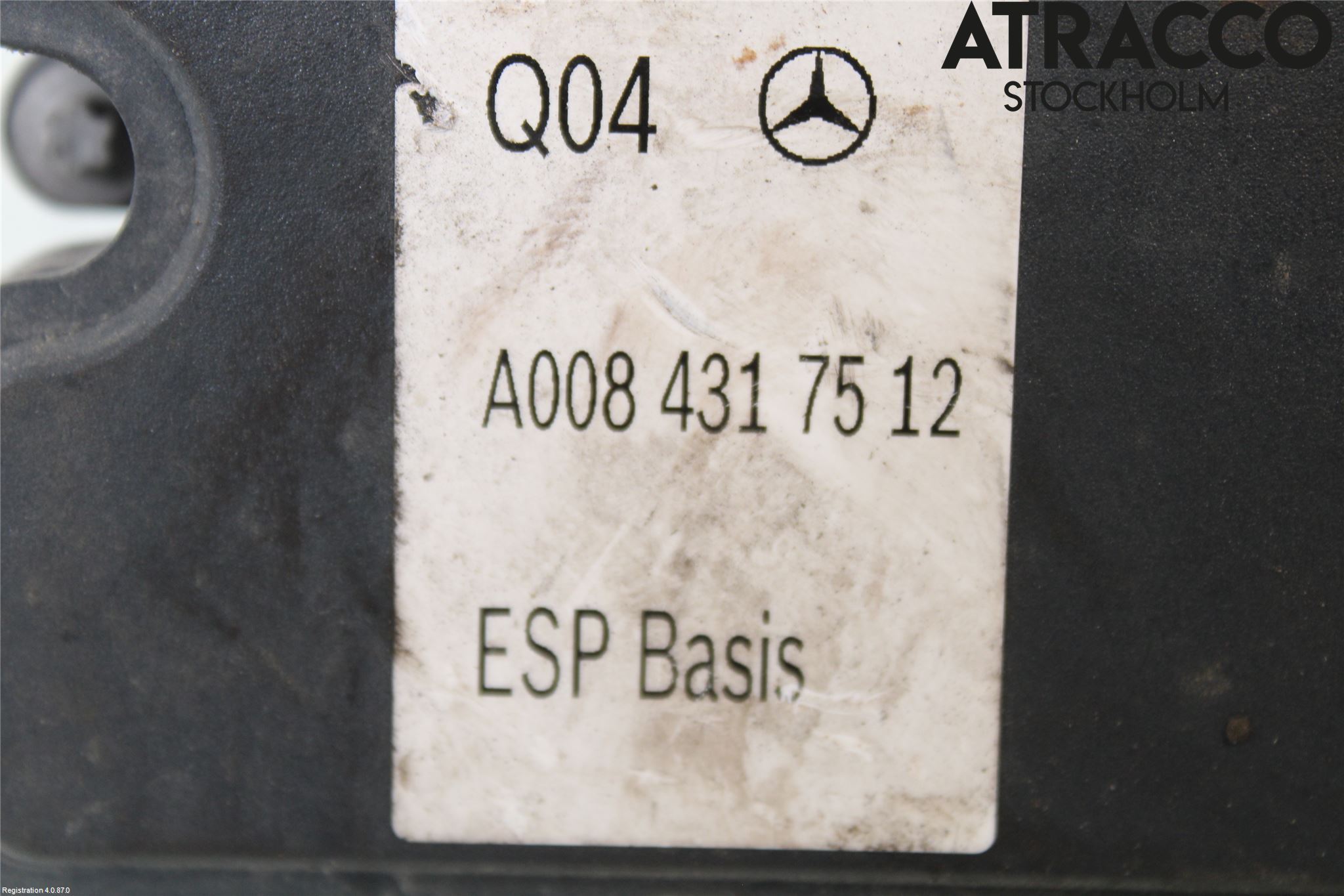 Mercedes-Benz MB A-KLASS (W176) 13-18 Abs Hydraulikkaggregat