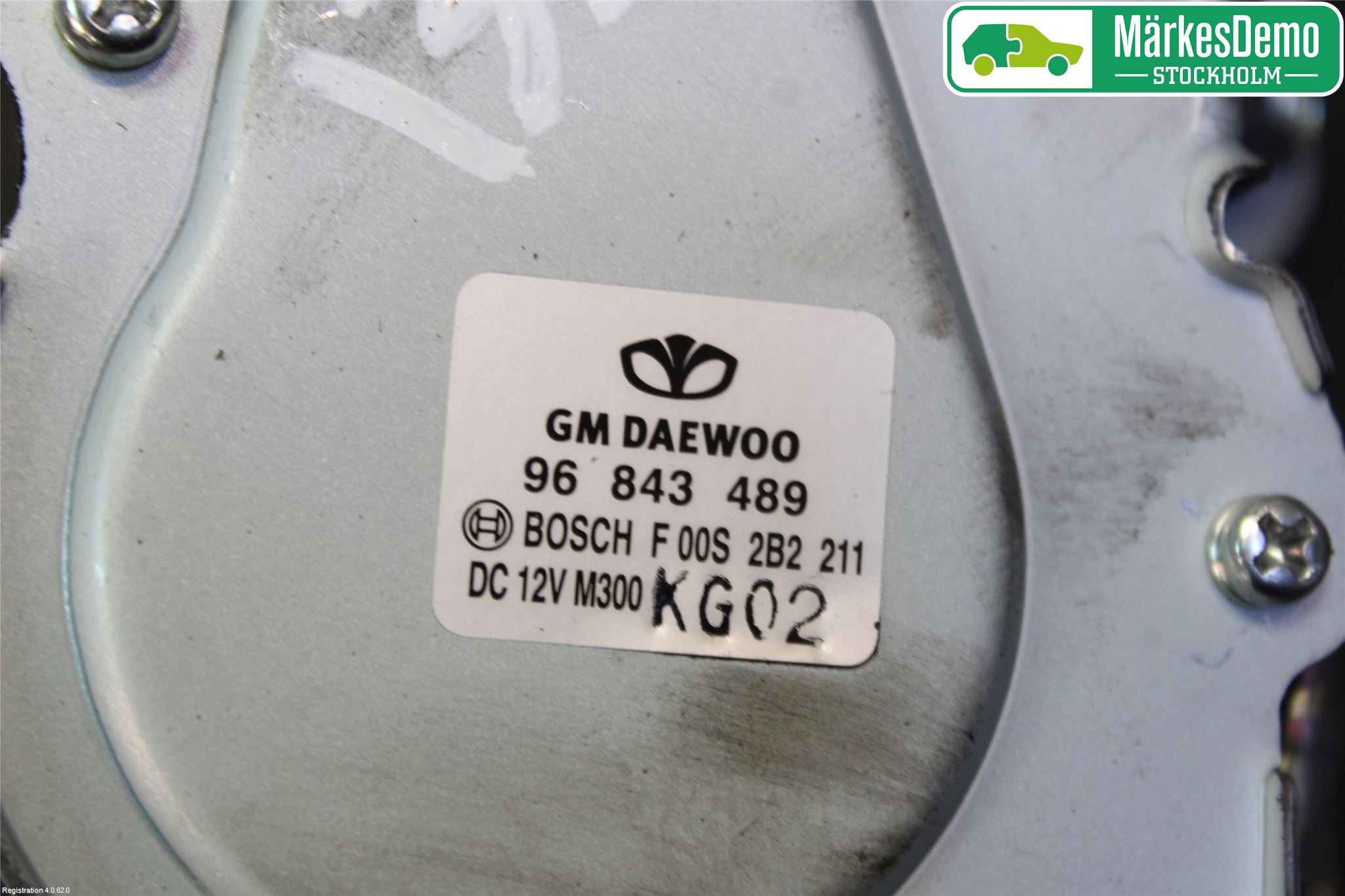 GM CHEVROLET SPARK Viskermotor Bakluke