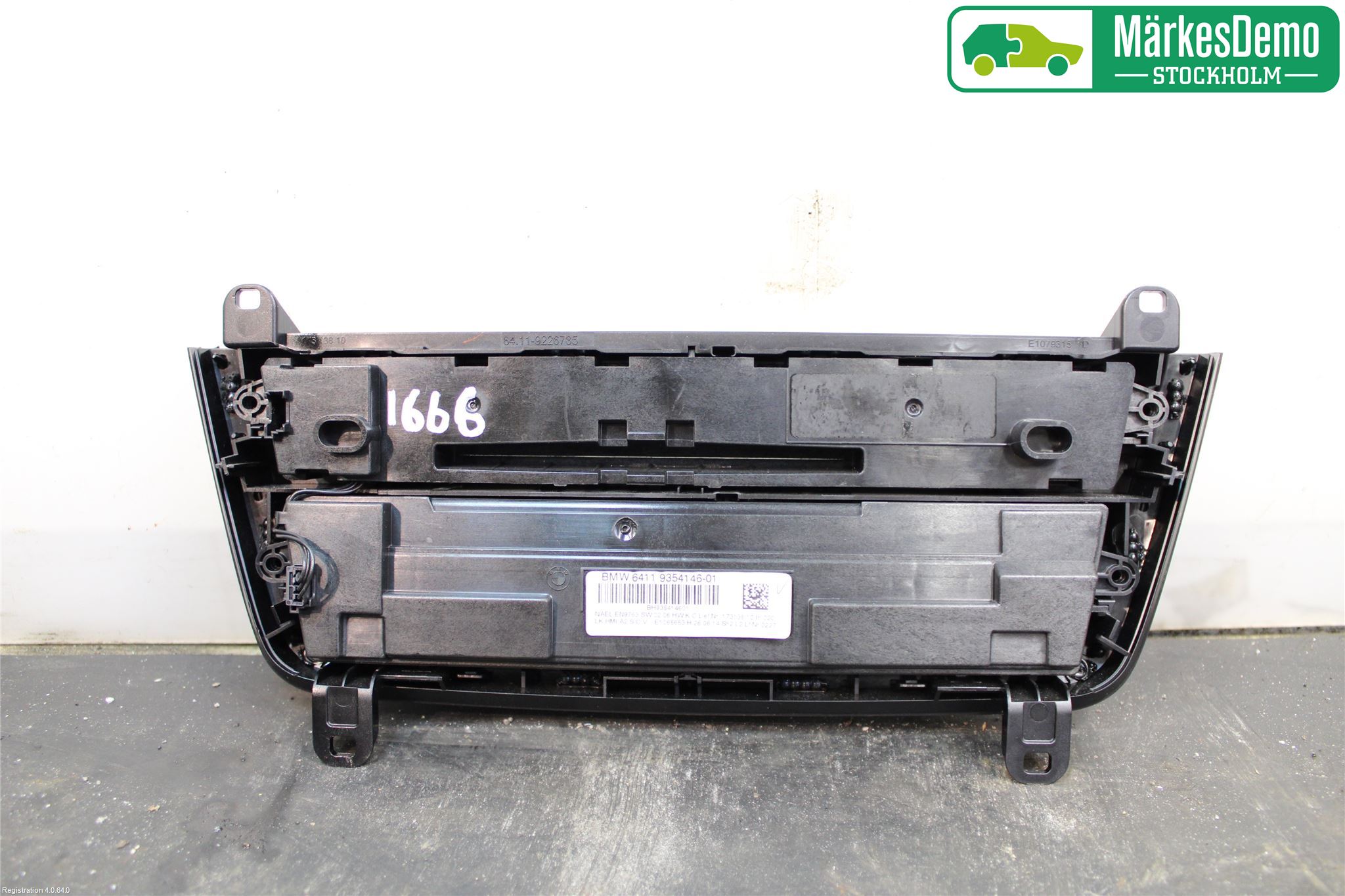 BMW 4 F32/F33/F82/F83 13-20 Varme Ac Betjening-Display