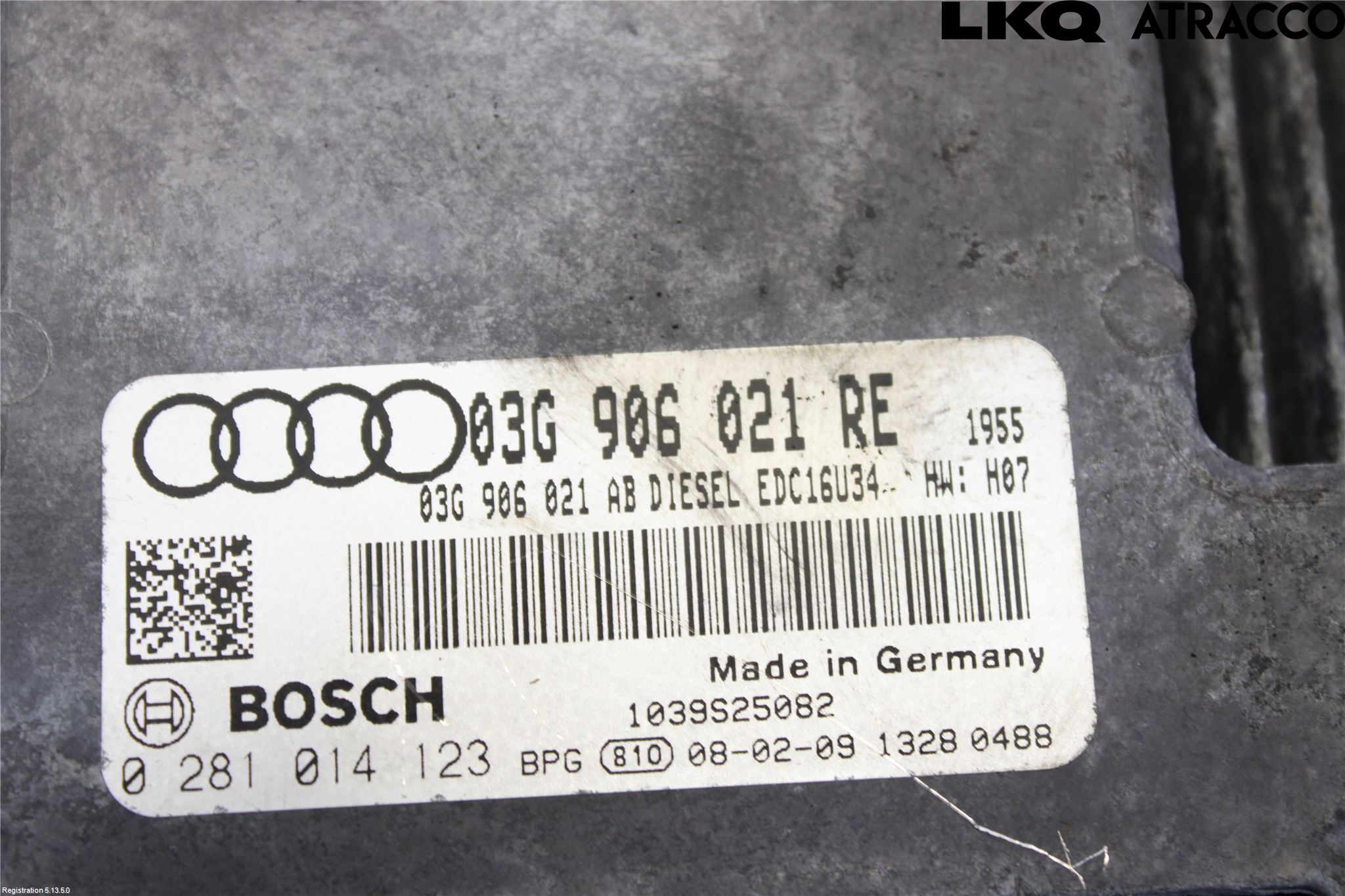 Audi A3/S3 05-13 Styreenhet Dieselpumpe