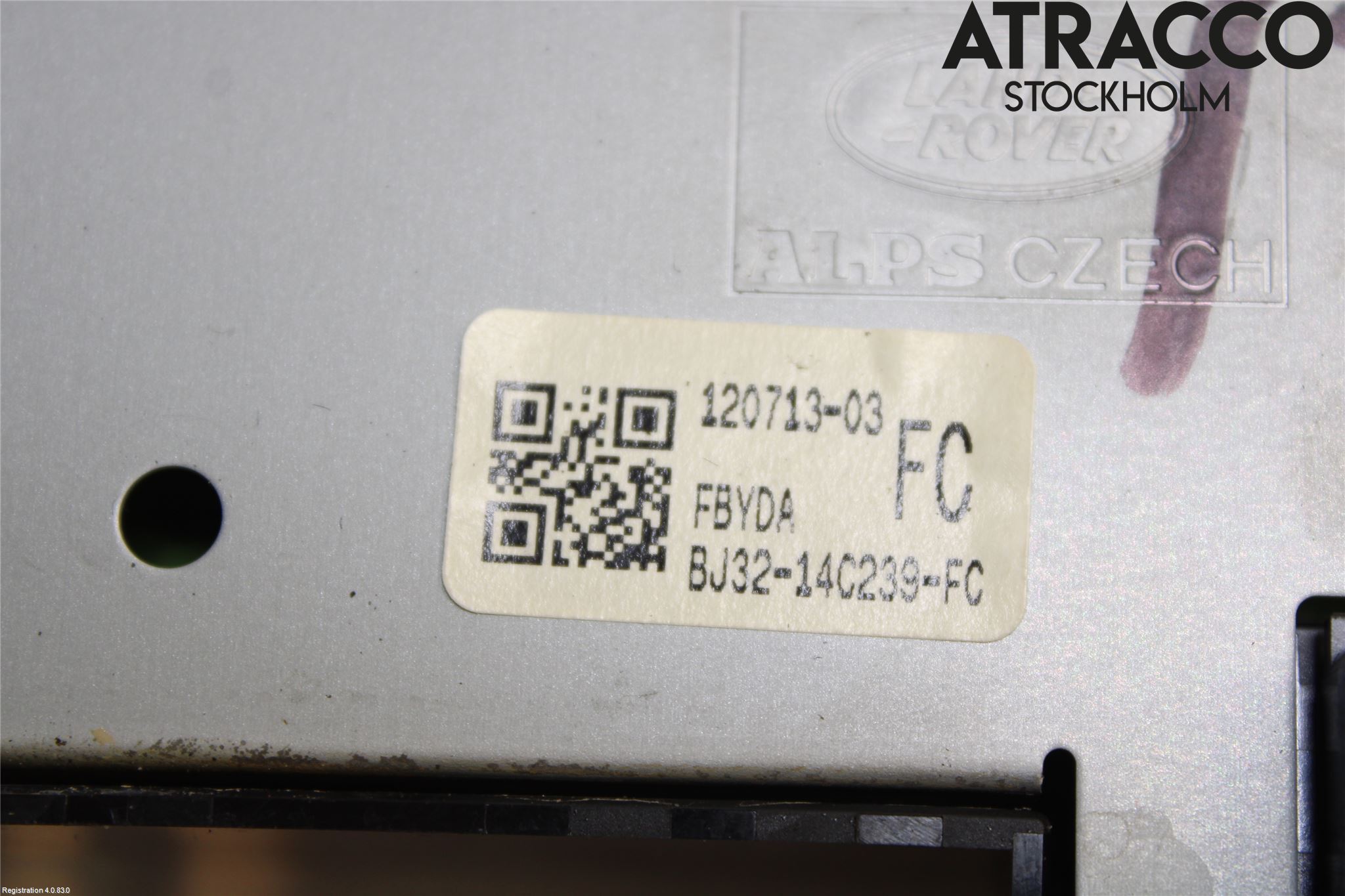 Landrover LAND ROVER RANGE ROVER EVOQUE (L538) 11-18 Varme Ac Betjening-Display