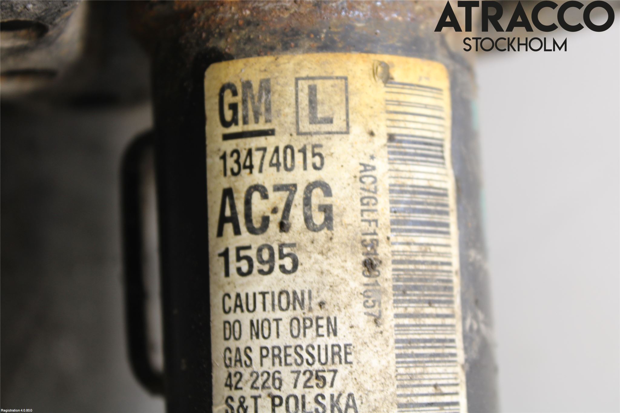 Opel ASTRA J 10-15 Fjærbein Foran Venstre