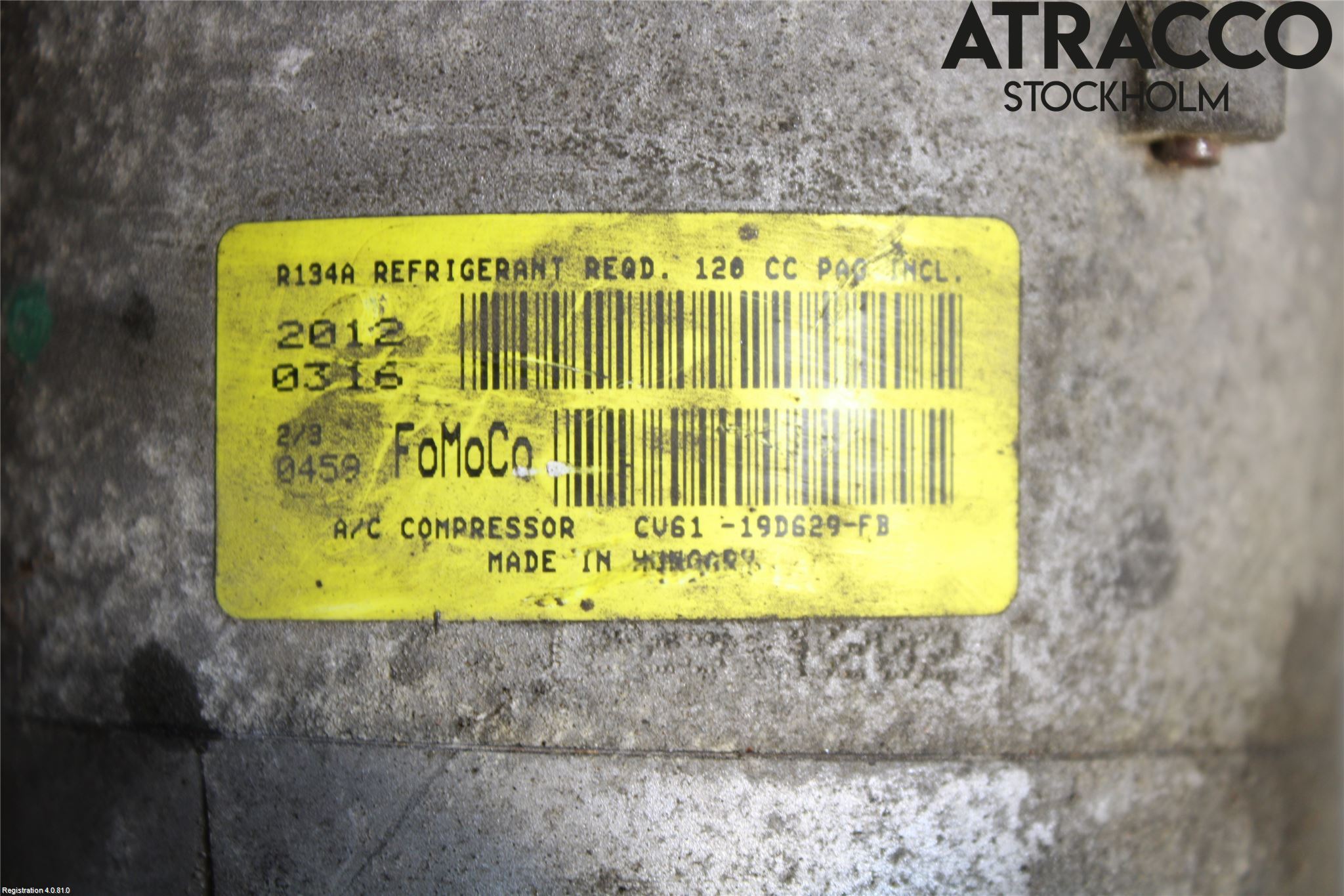 Ford FOCUS 11-14 Varme Ac Kompressor