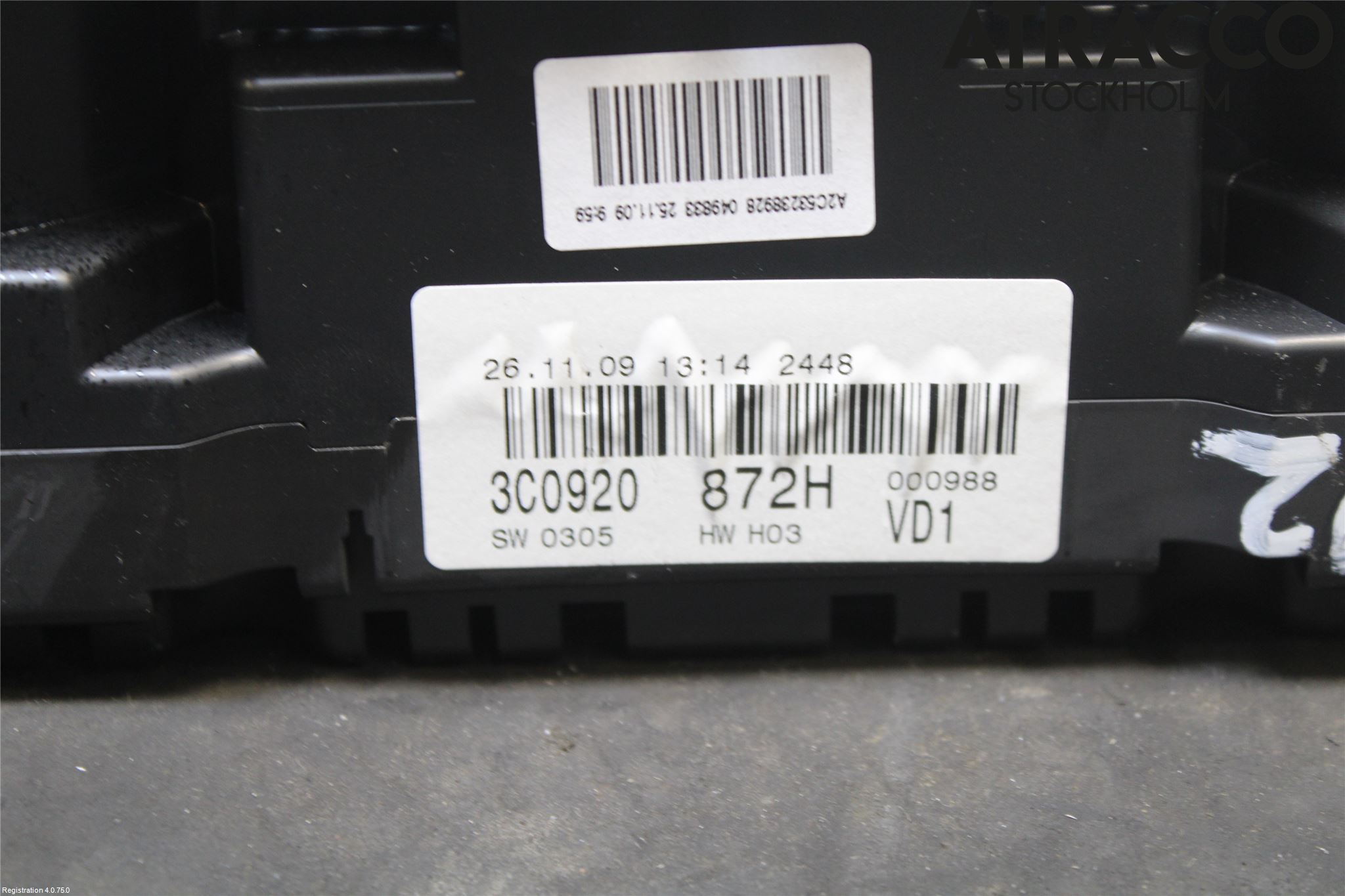 Volkswagen VW PASSAT 05-11 Instr Kombinert