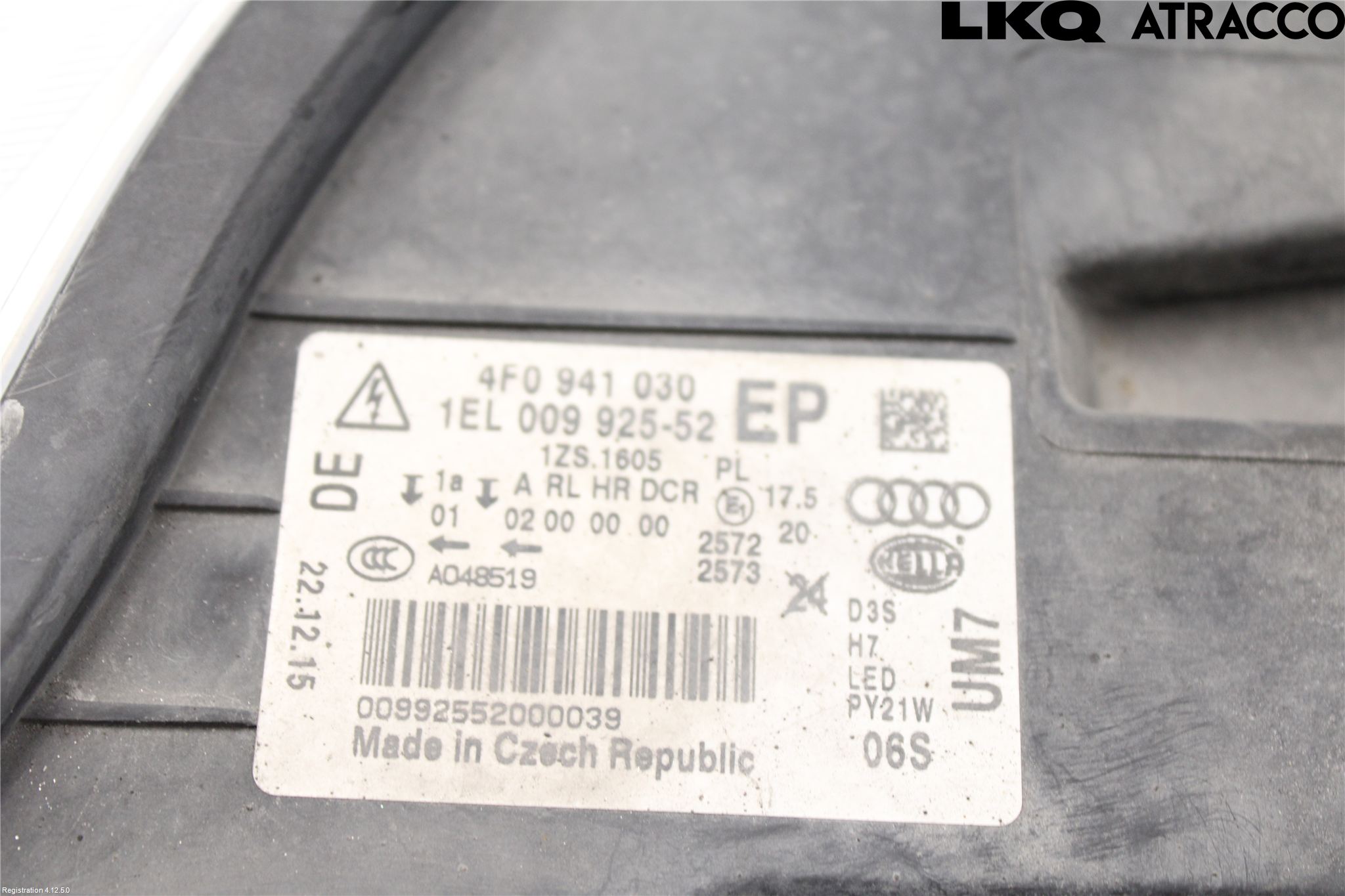 Audi A6/S6     05-11 Frontlykt Høyre
