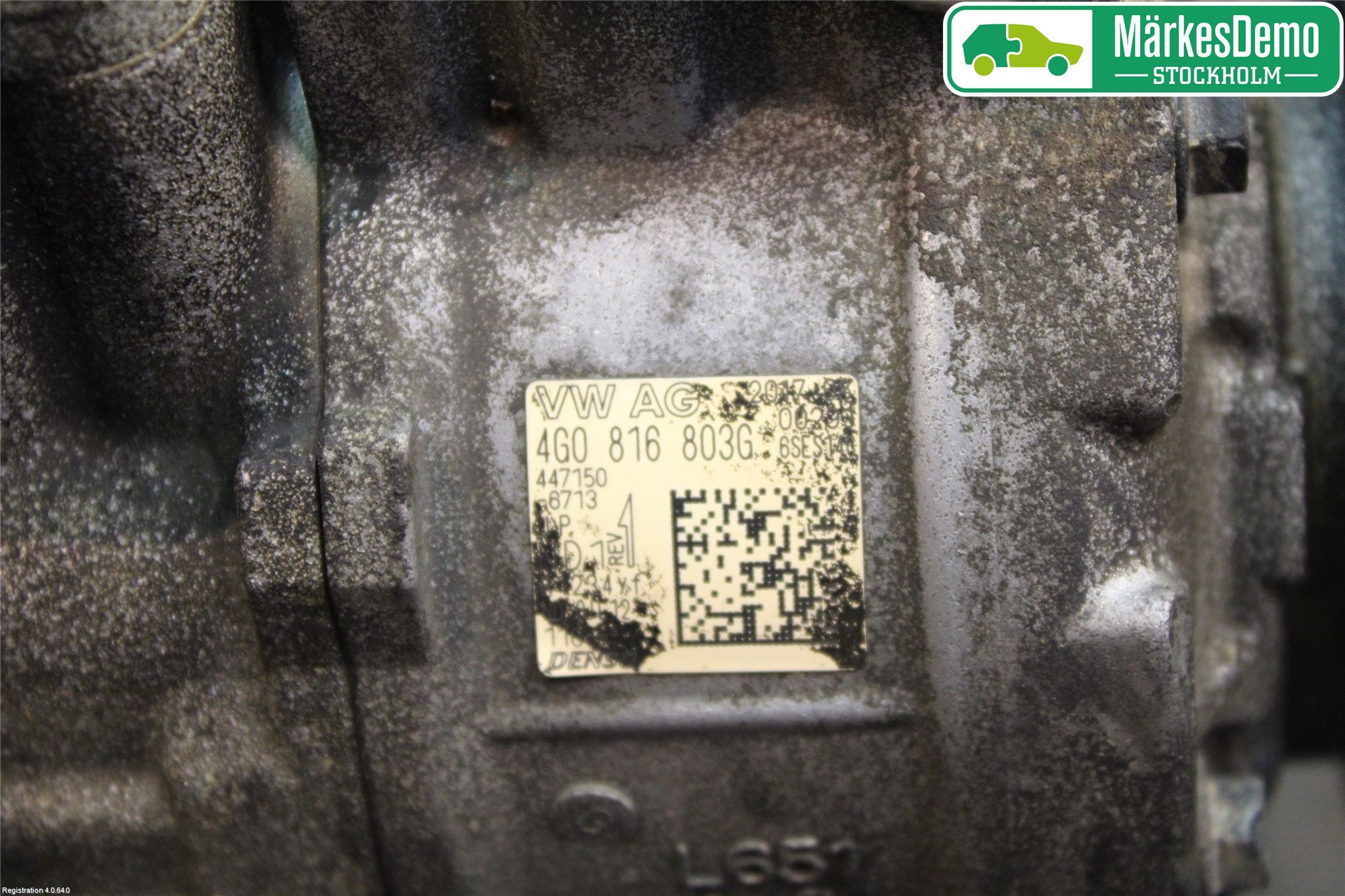 Audi A6/S6 4G 11-18 Varme Ac Kompressor
