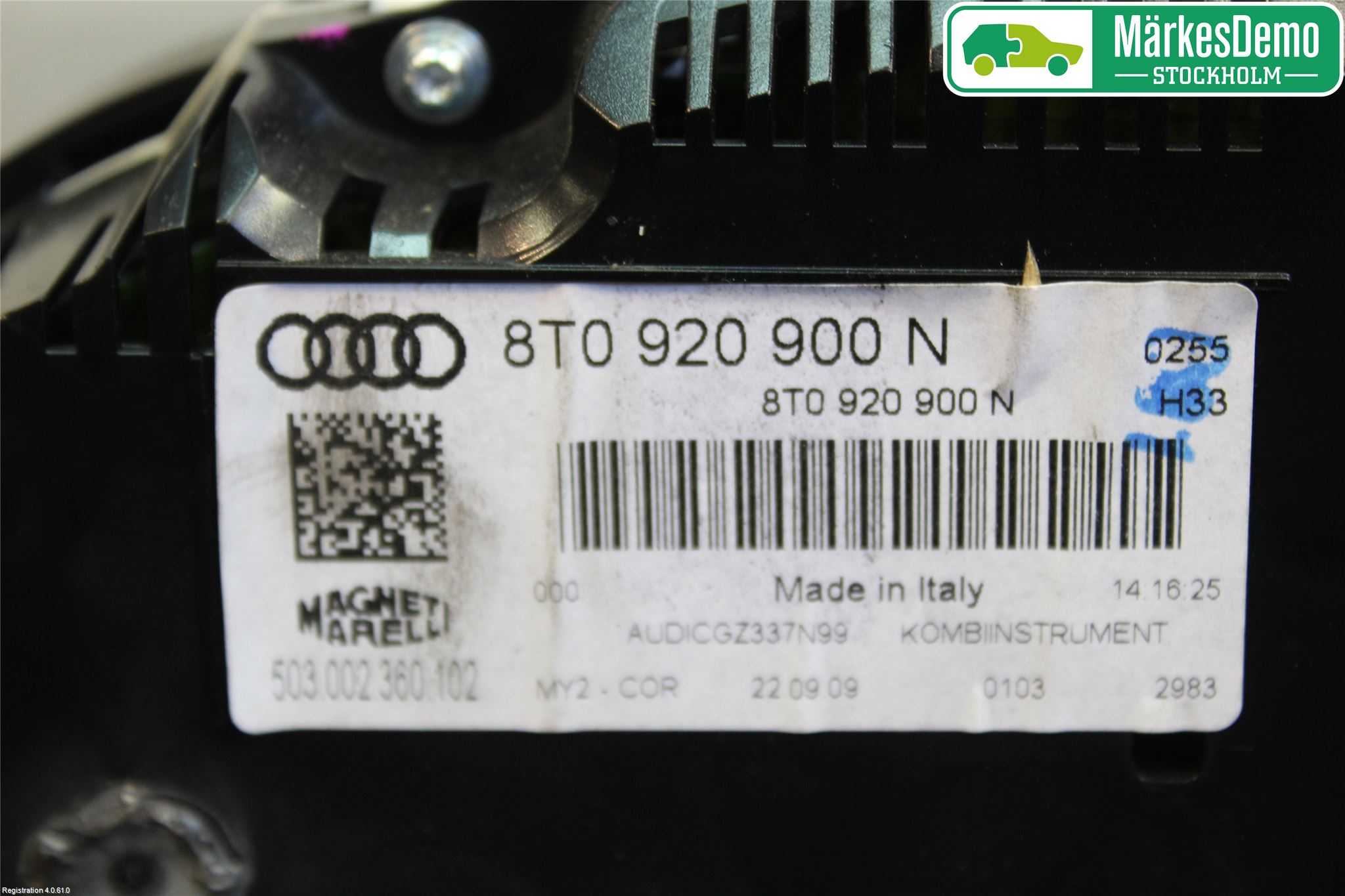 Audi A5 07-16 Instr Kombinert