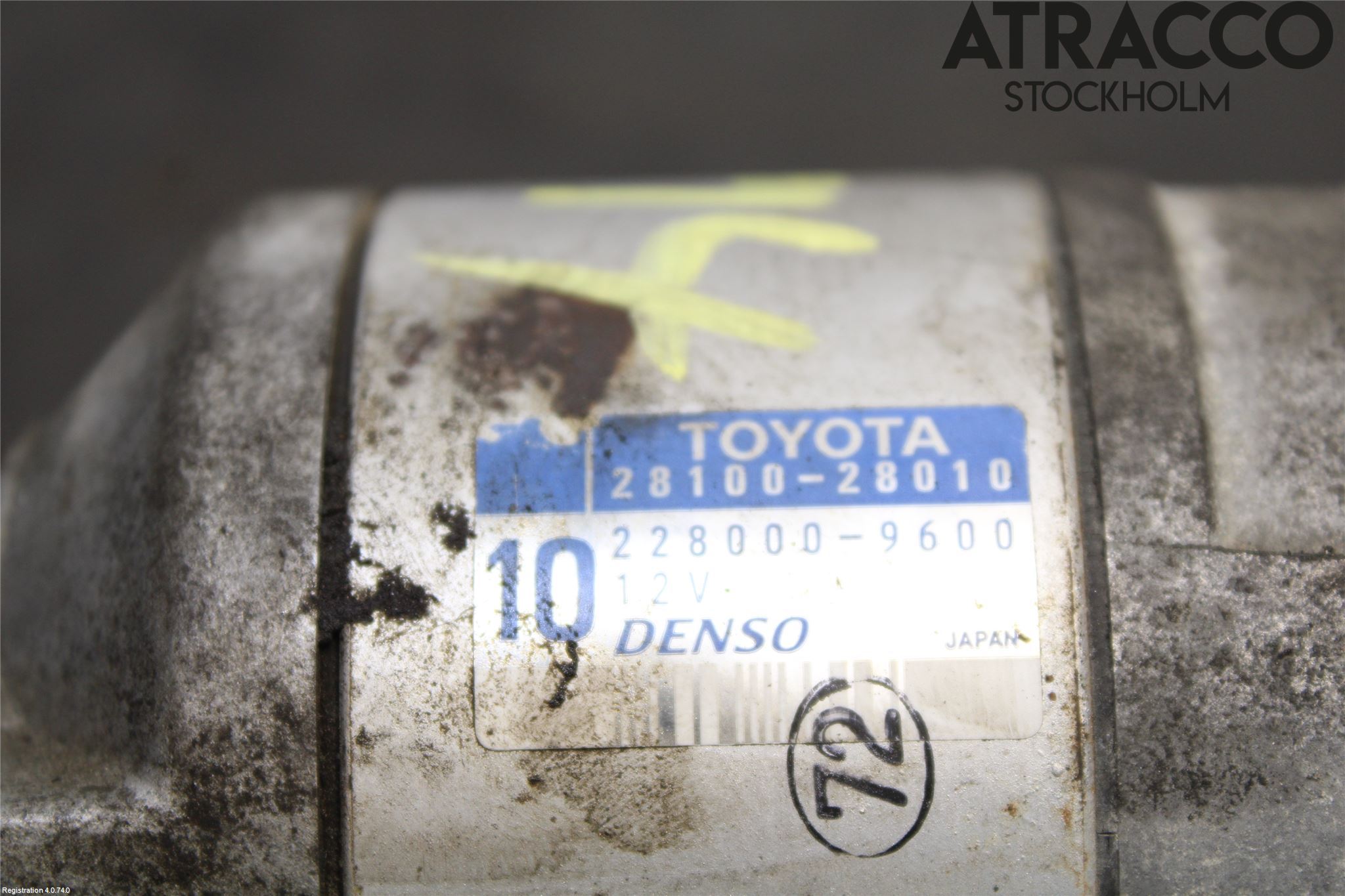 Toyota AVENSIS 98-02 Startmotor