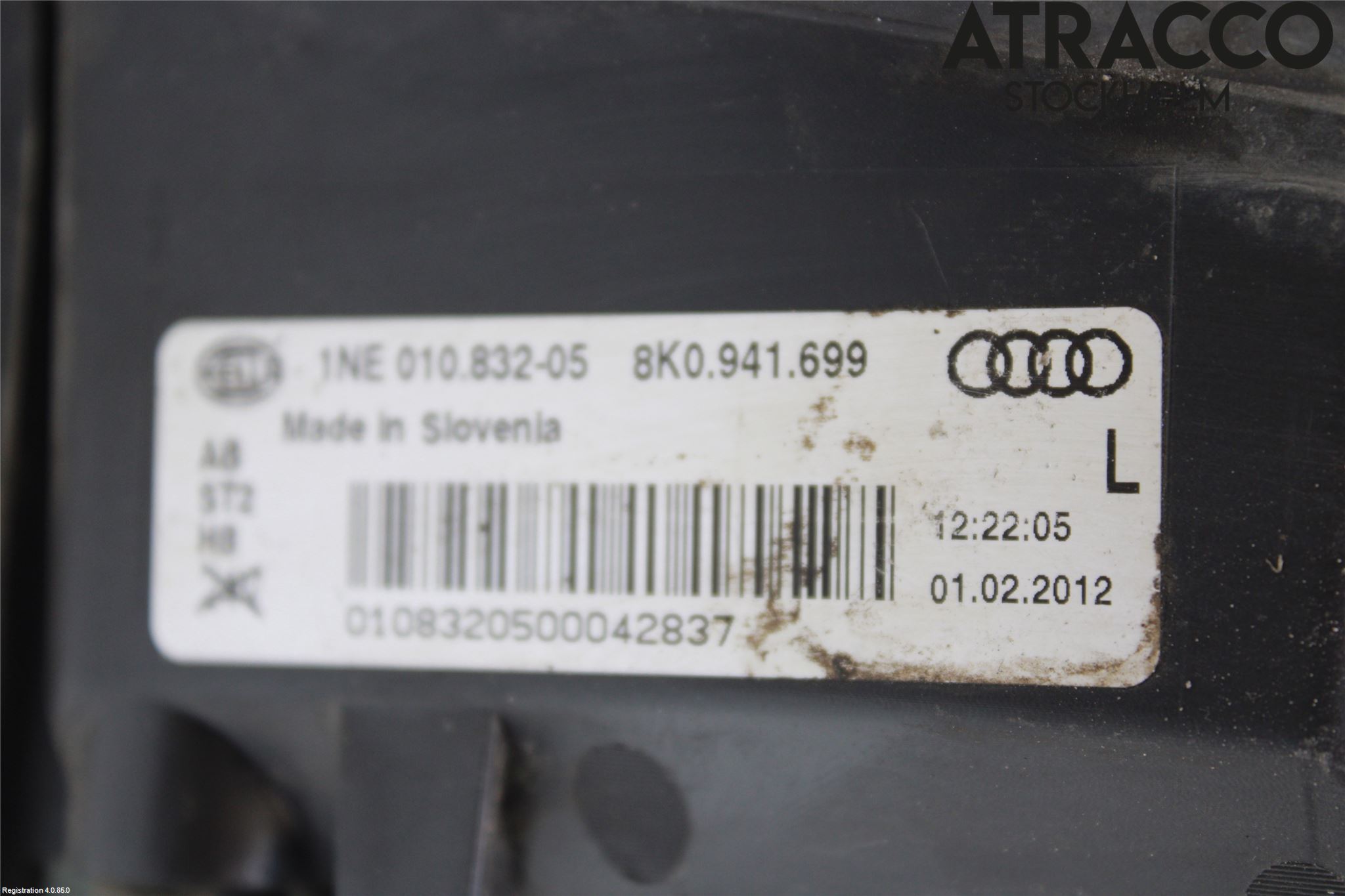 Audi A4/S4 08-11 Frontlykt-Kurve-Tåkelys