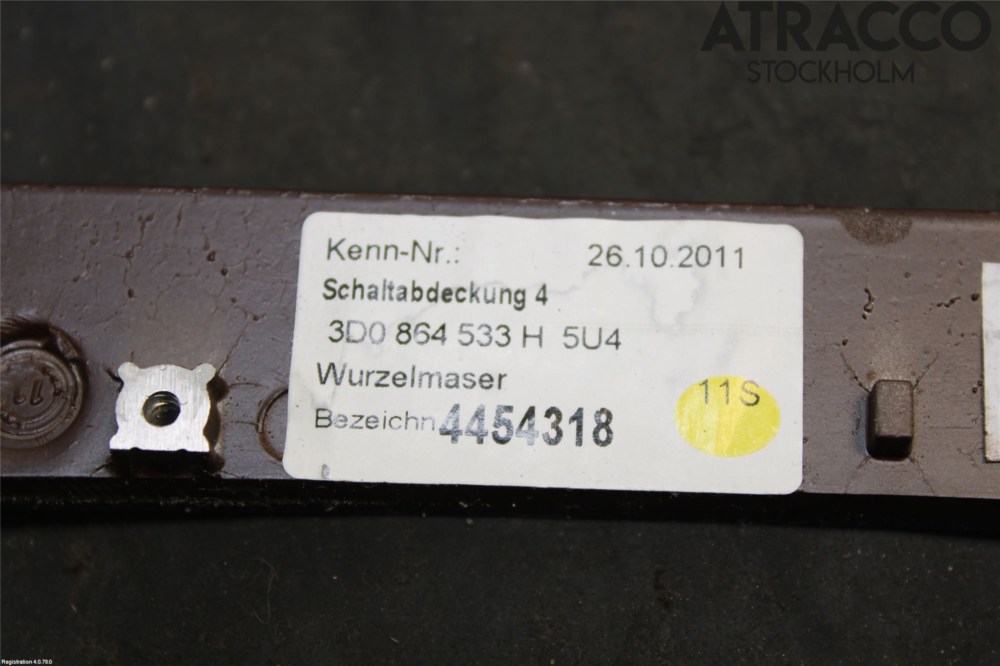 Volkswagen VW PHAETON Instrumentkonsoll Gulv