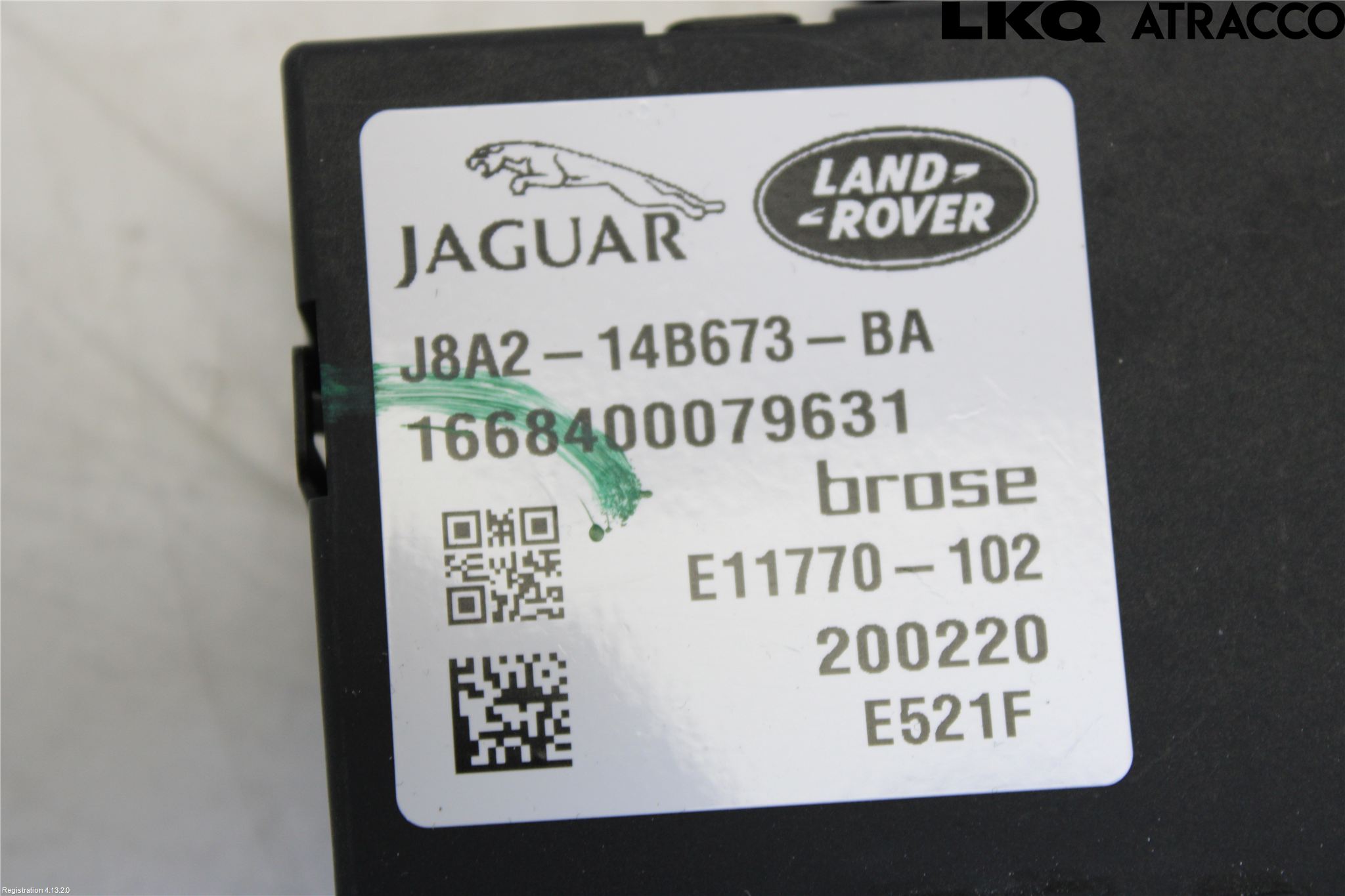 Landrover RANGE ROVER VELAR (L560) 17- Styreenhet Bakluke