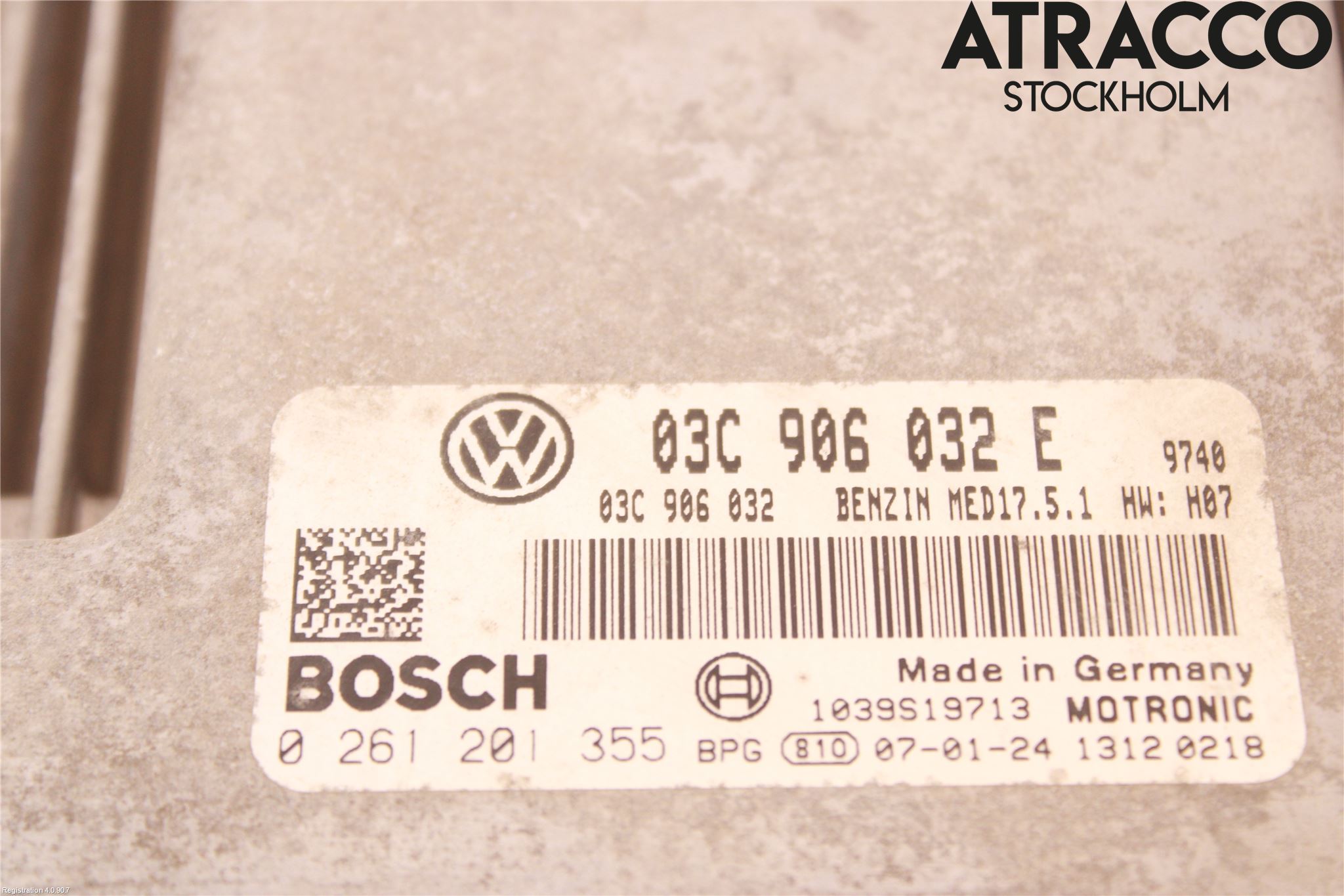 Volkswagen VW GOLF PLUS/CROSS GOLF 04-14 Styreenhet Innsprøytning