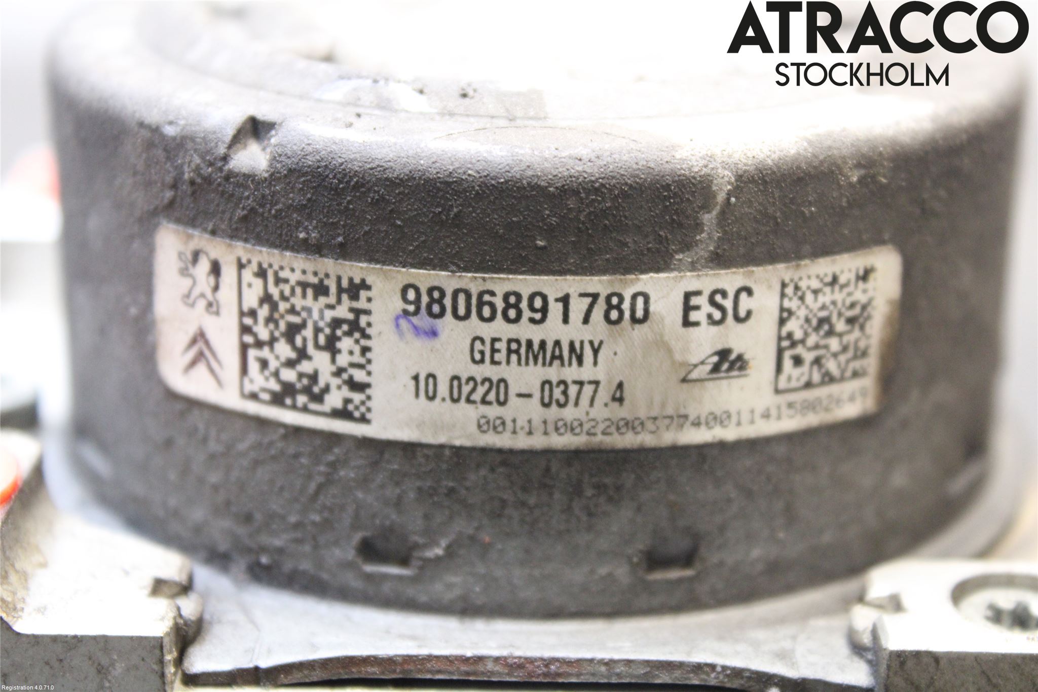 Peugeot 208 12-15 Abs Hydraulikkaggregat