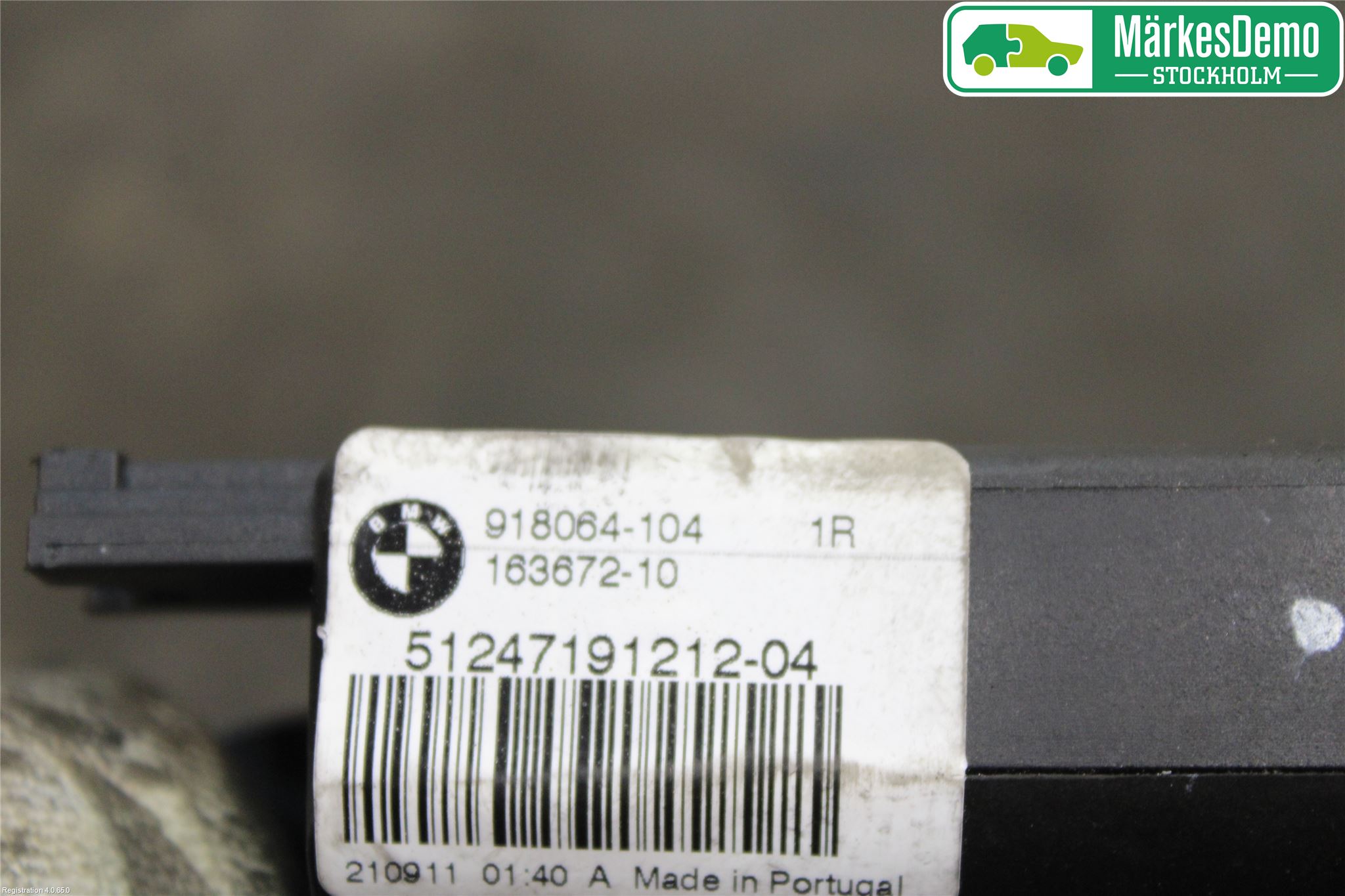 BMW 6 F12/F13 10-18 Bakluke-Lokk Låsekasse