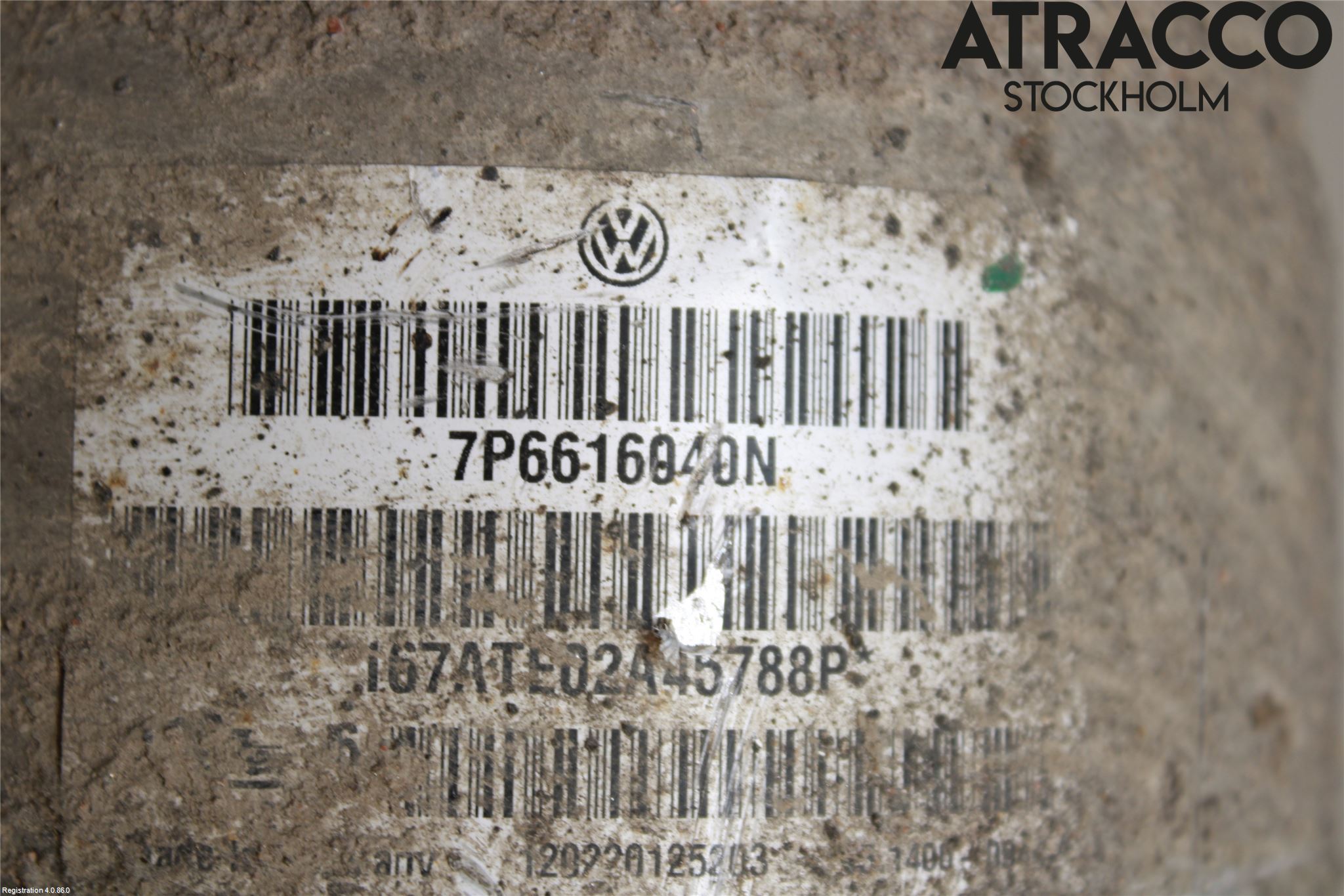 Volkswagen VW TOUAREG 7P 11-18 Fjærbein Foran Høyre
