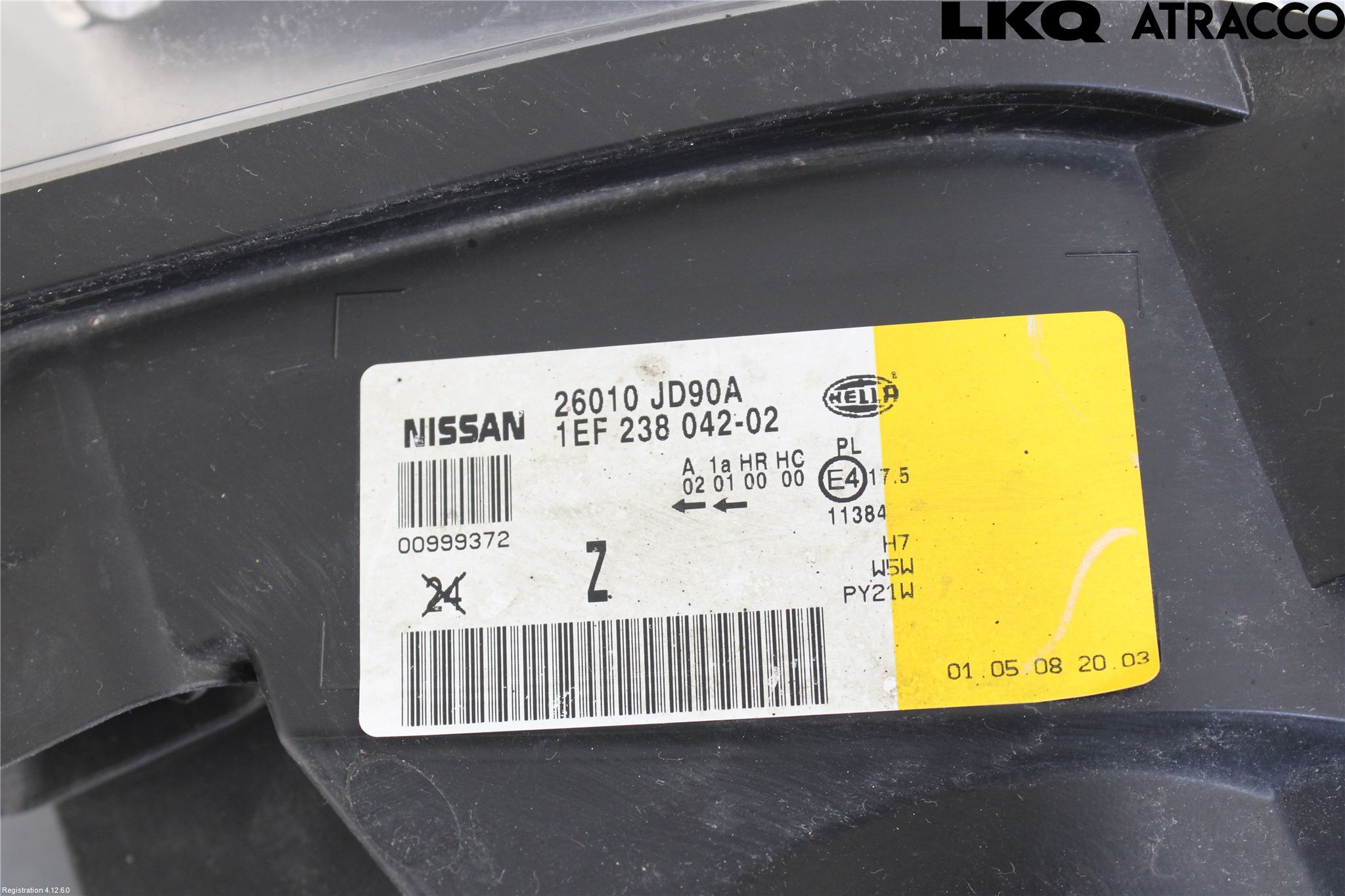 Nissan QASHQAI   07-10 Frontlykt Høyre