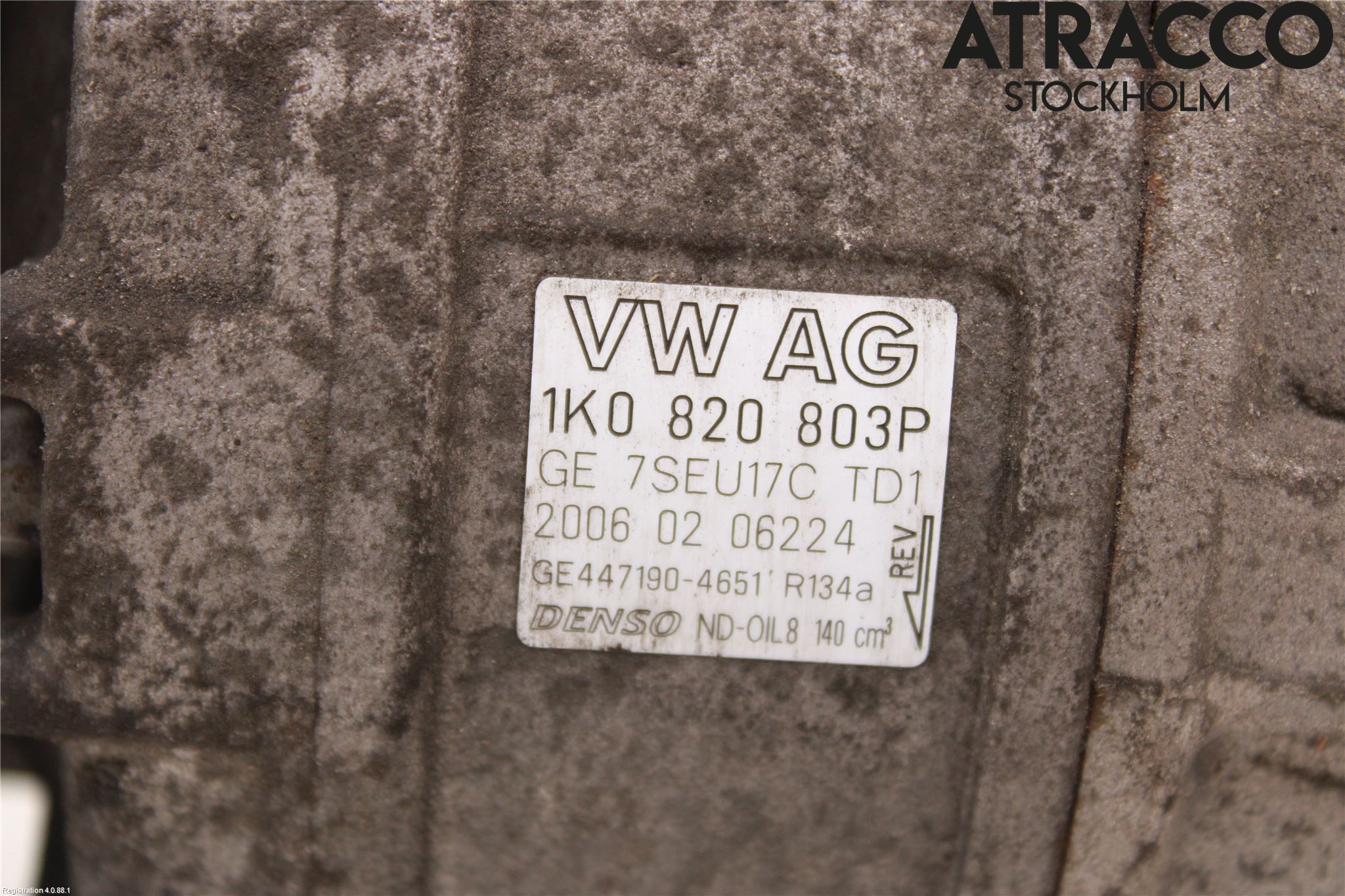 Skoda OCTAVIA (1Z) 05-13 Varme Ac Kompressor