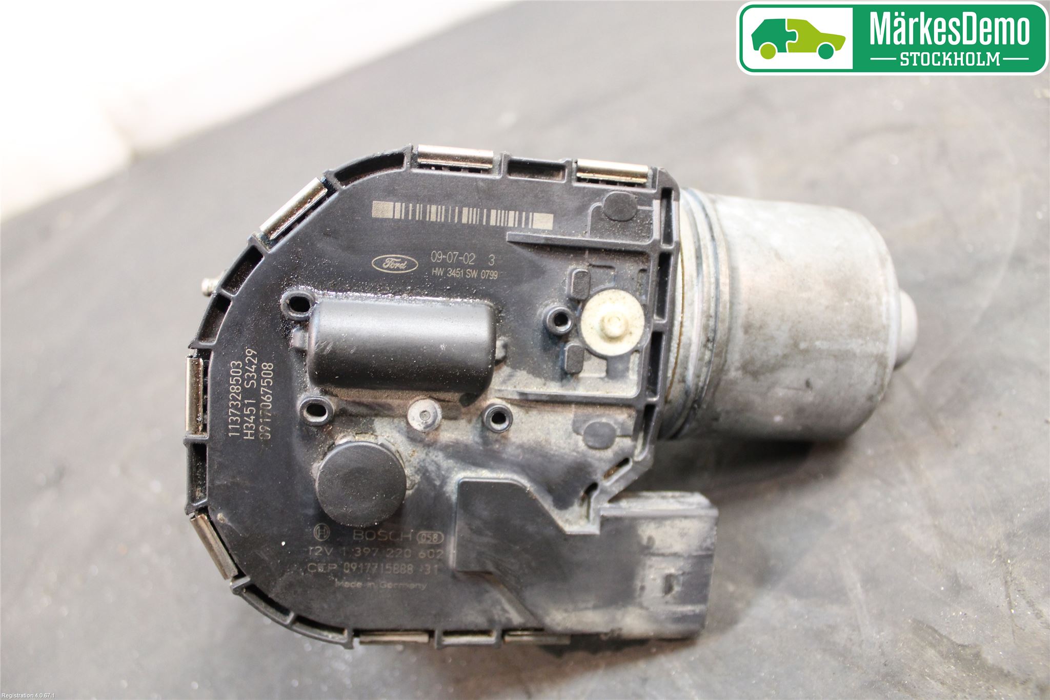 Ford S-MAX 06-15 Viskermotor Frontrute