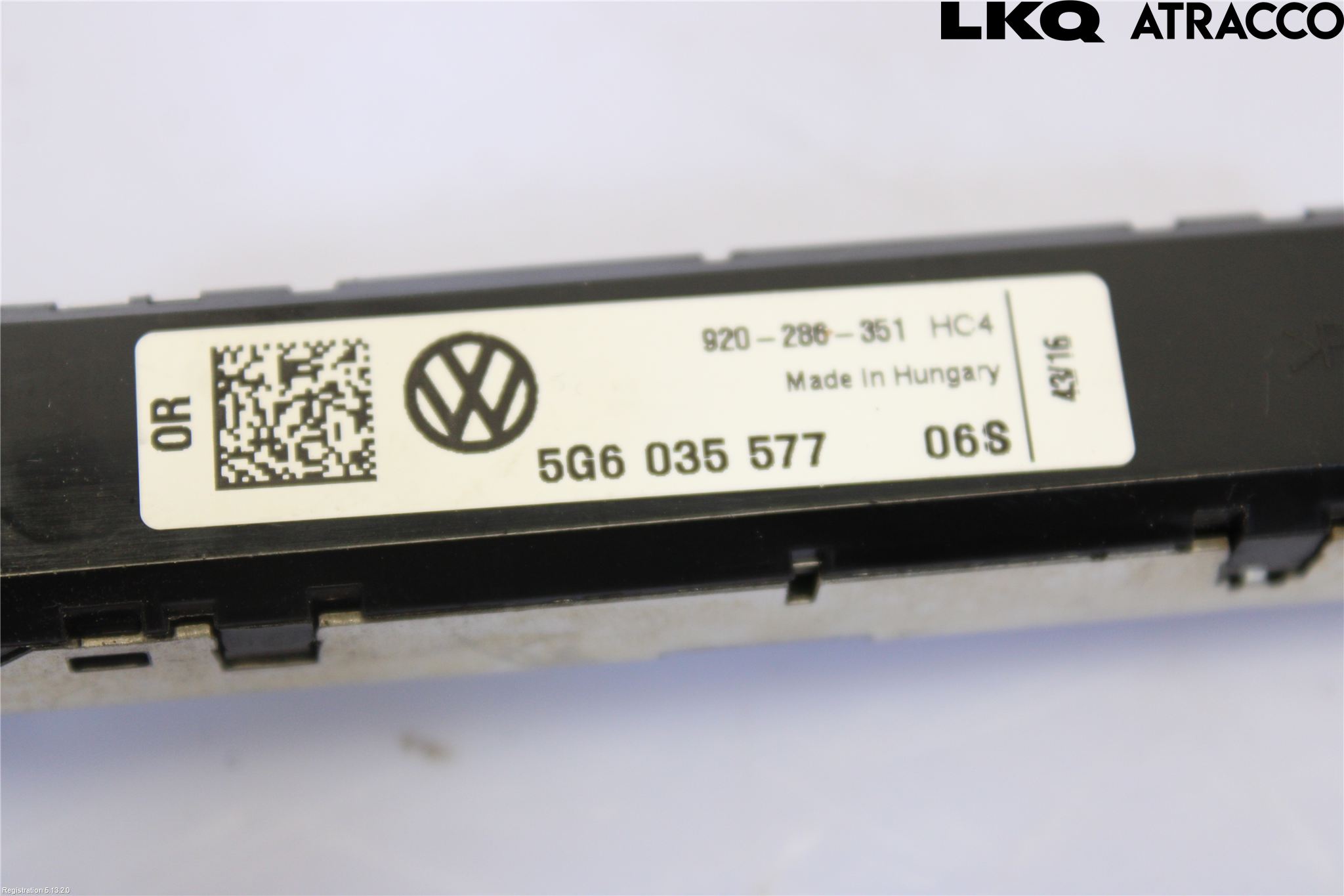 Volkswagen VW GOLF / E-GOLF VII 13-20 Stereo Antenne Radio-Tv