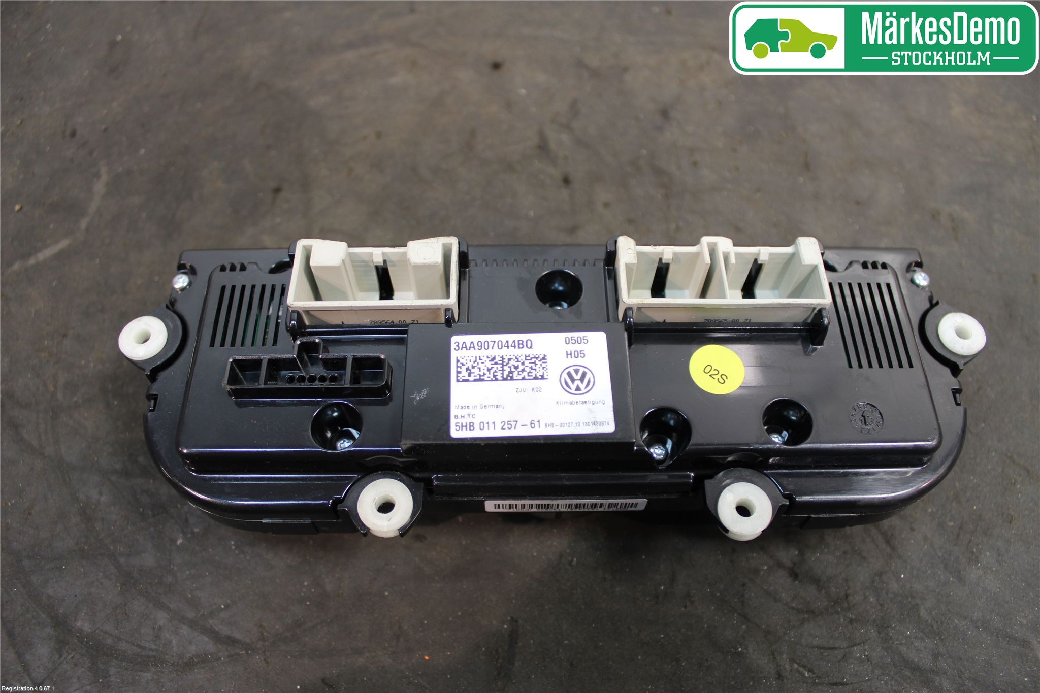 Volkswagen VW PASSAT 11-14 Varme Ac Betjening-Display