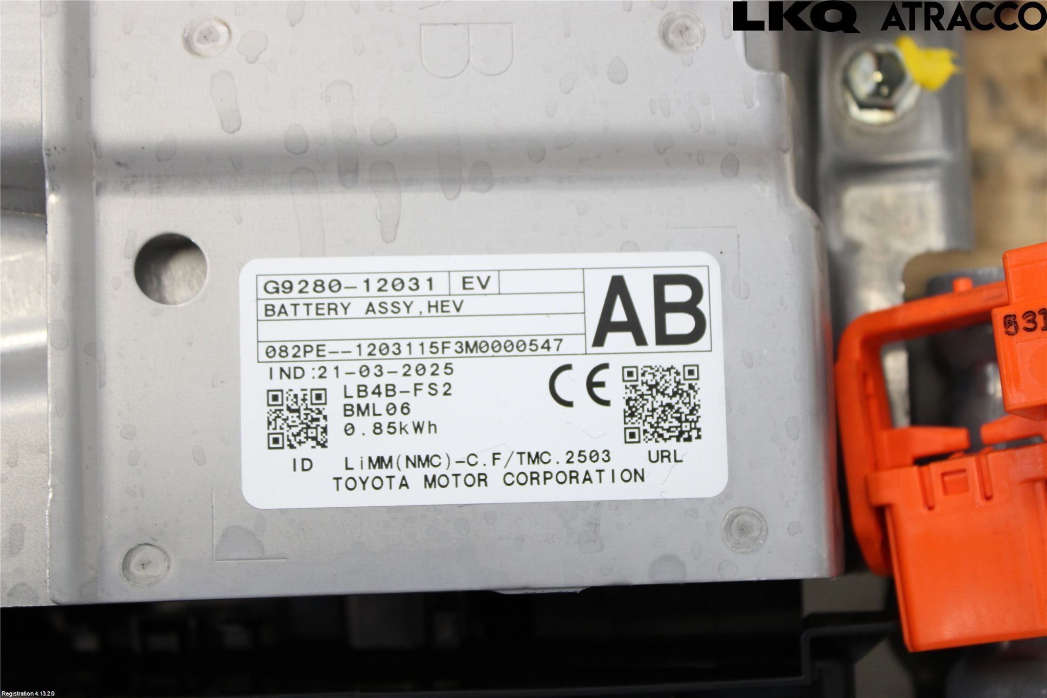 Toyota COROLLA CROSS XG10 22- Hybrid Batteri
