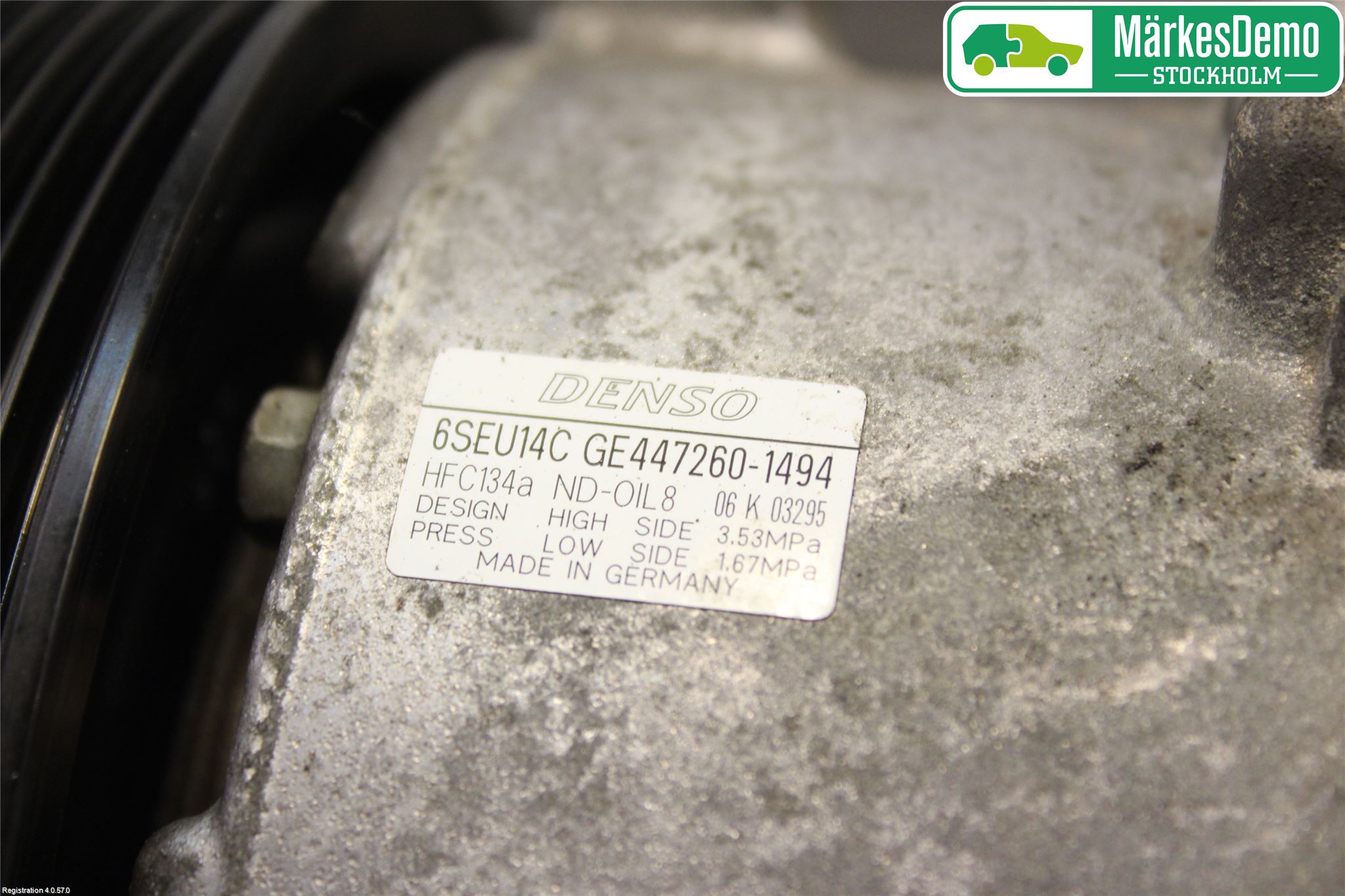 Toyota AURIS 07-09 Varme Ac Kompressor