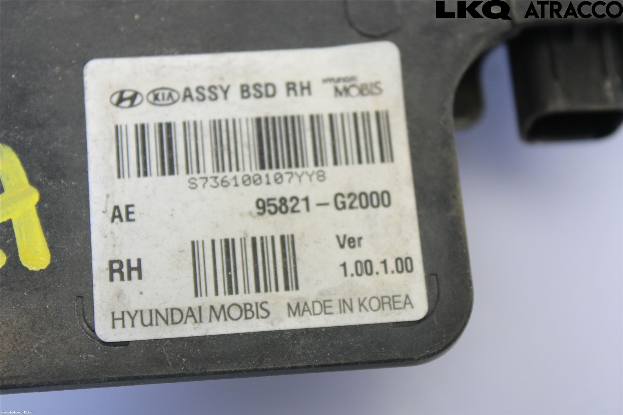 Hyundai IONIQ AE 17-22 Sensor Kollisjonsbeskyttelse