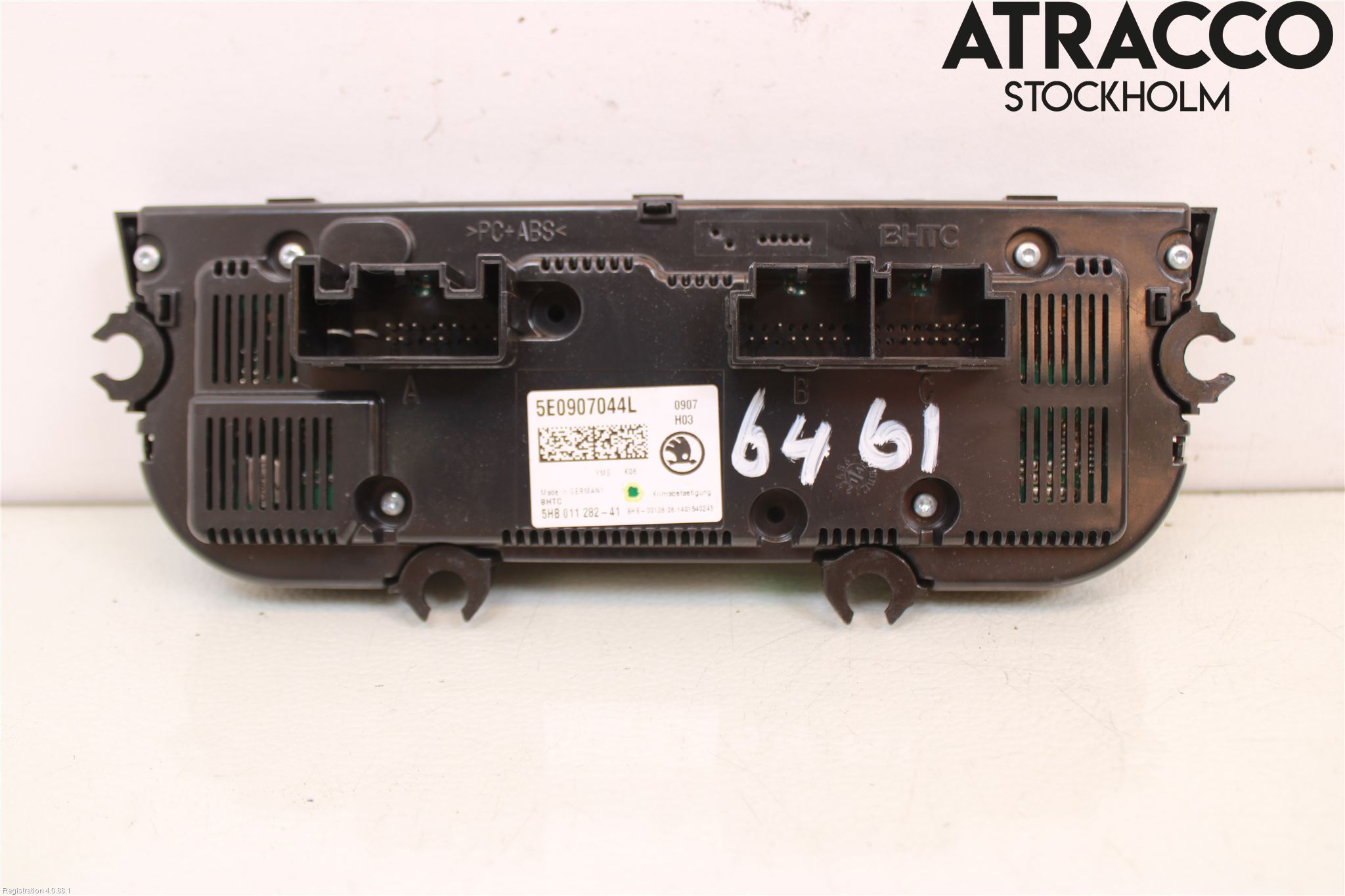 Skoda OCTAVIA (5E) 13-20 Varme Ac Betjening-Display