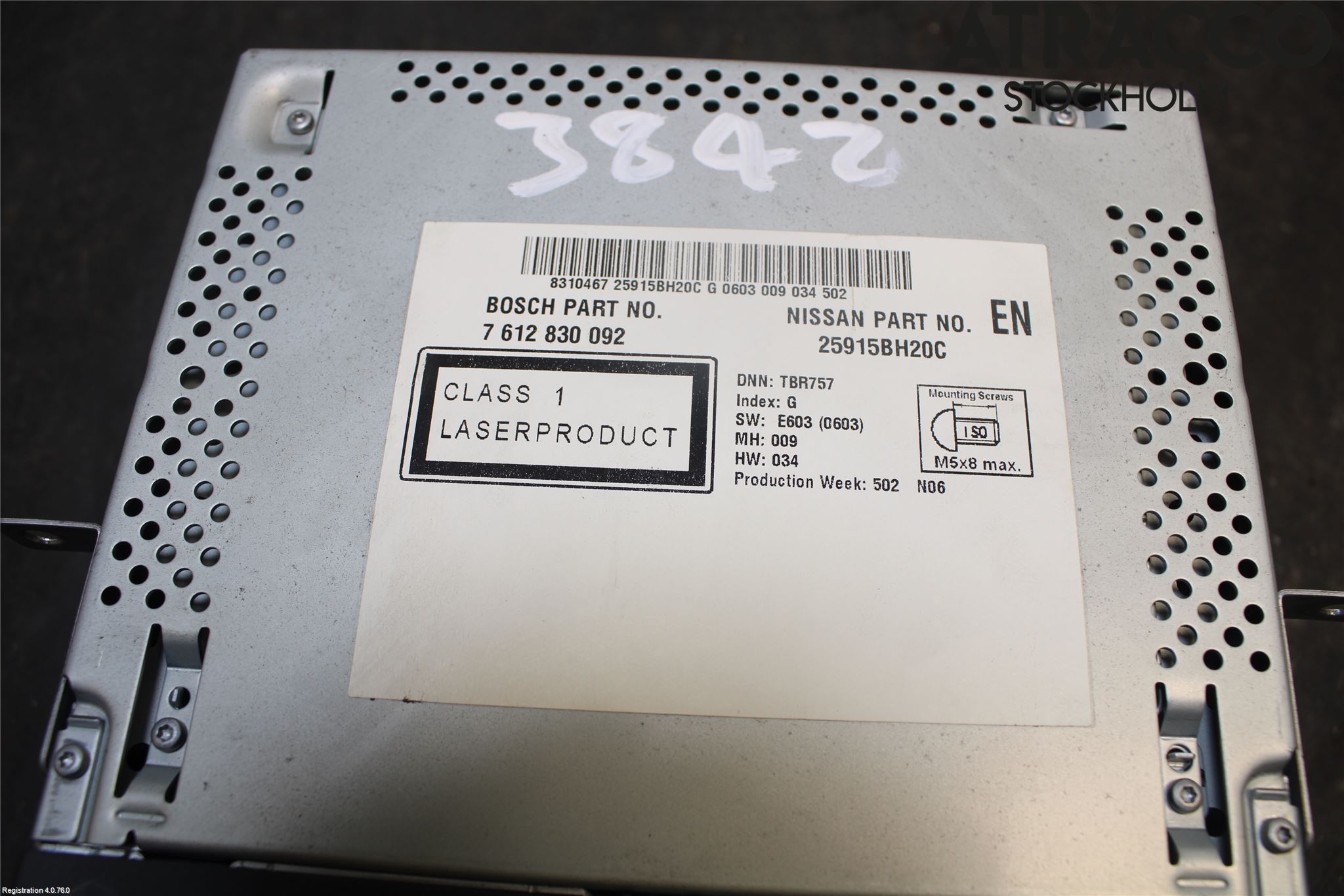 Nissan NV200/NV200 COMBI Stereo Radio Med Cd