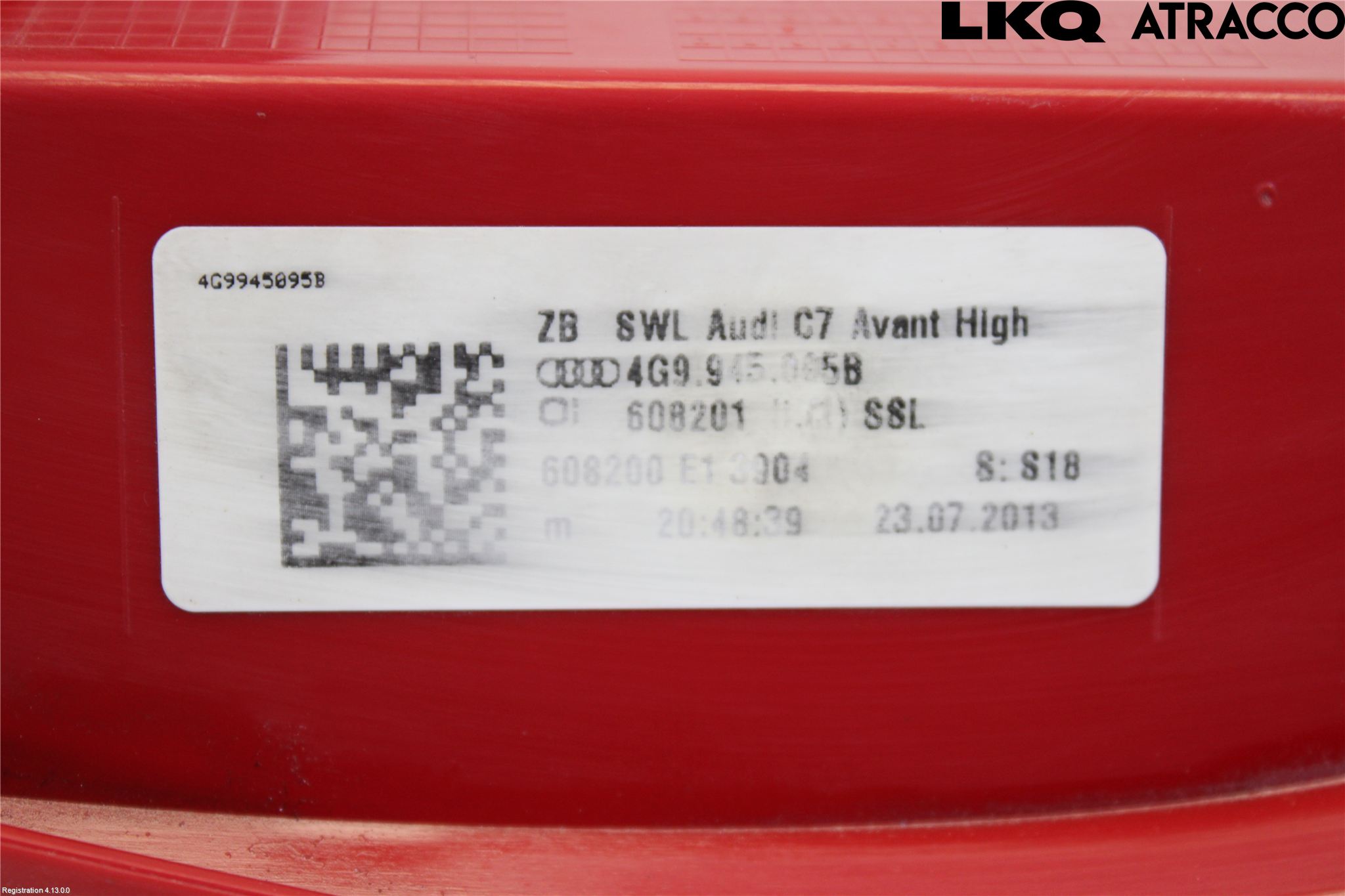 Audi A6/S6 4G 11-18 Baklykt Venstre