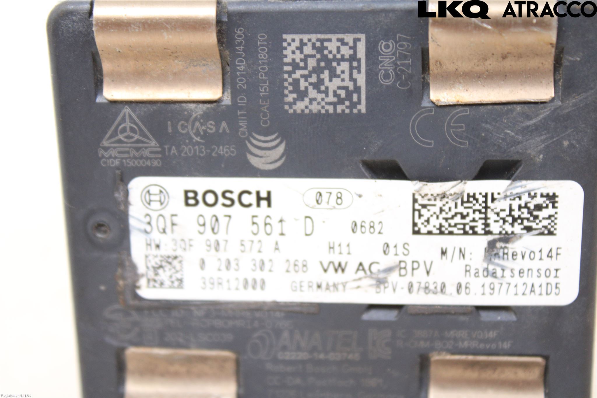 Skoda OCTAVIA (NX) 20- Sensor Fartsbegrensning