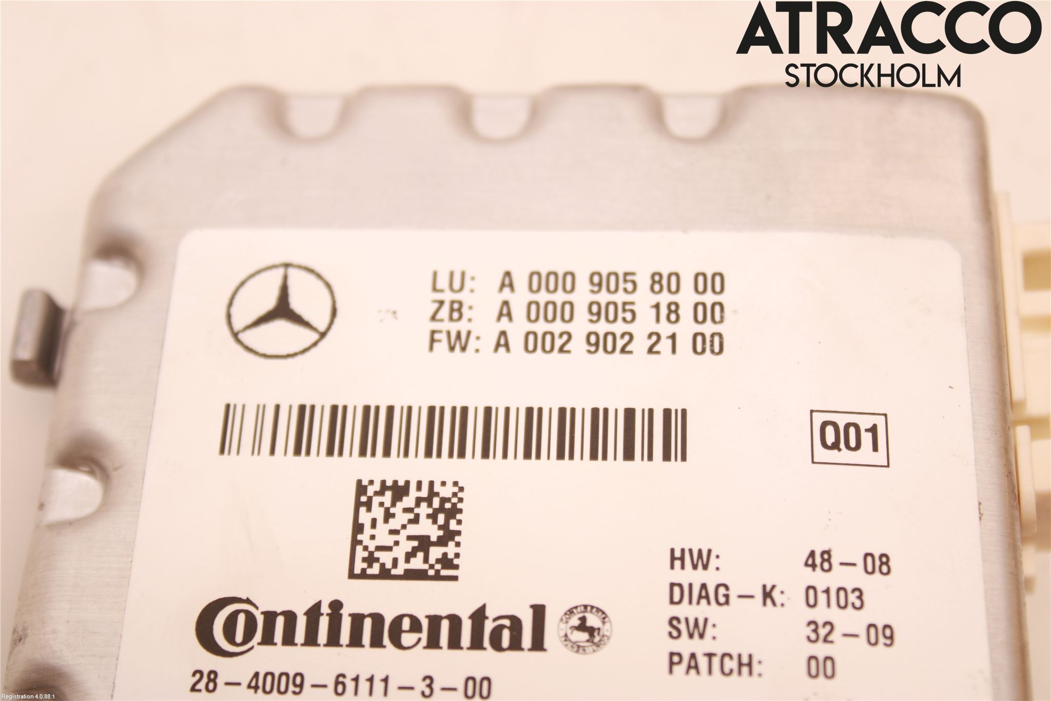 Mercedes-Benz MB E-KLASS (W212) 09-16 Sensor Kollisjonsbeskyttelse