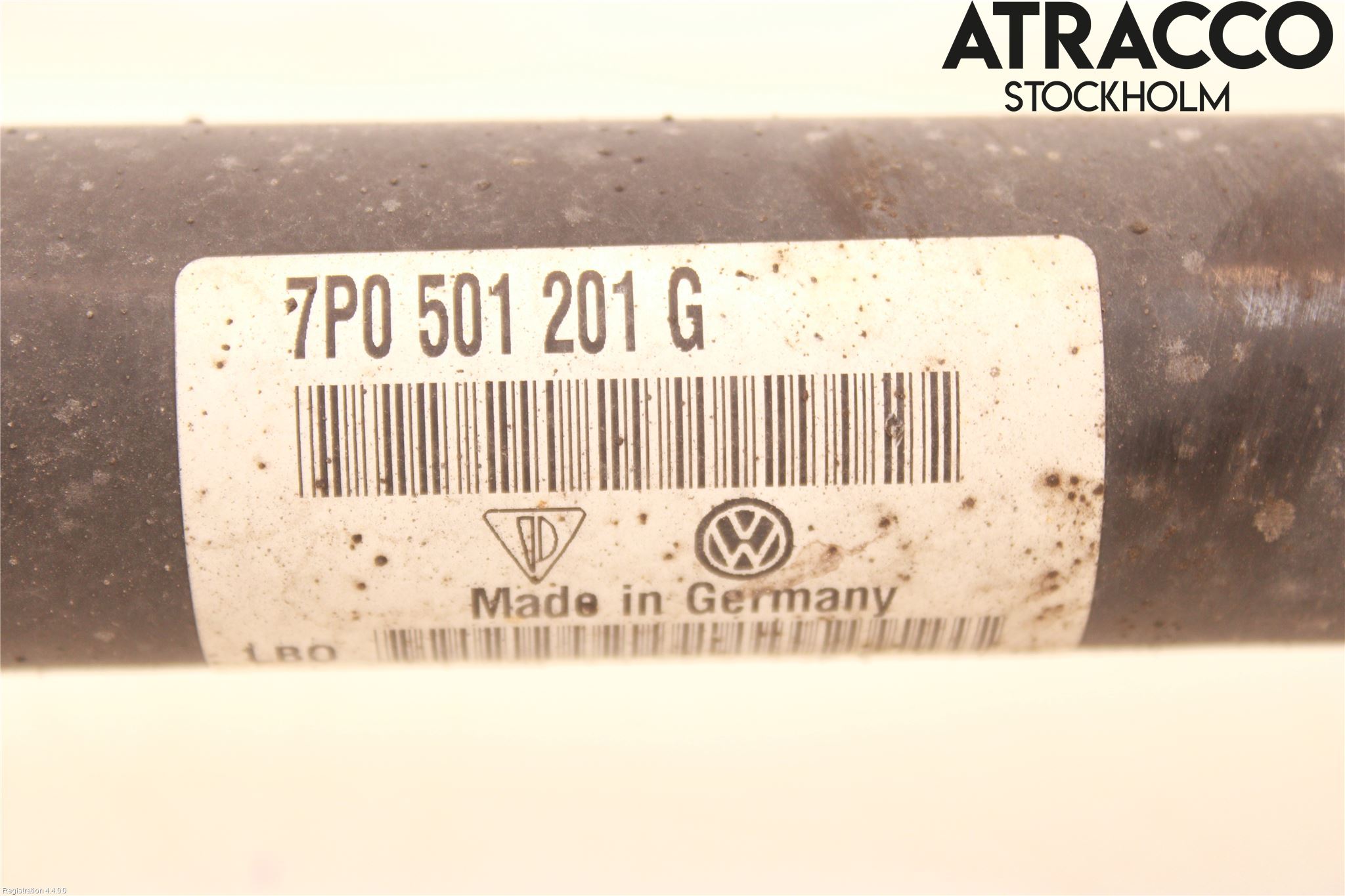 Volkswagen VW TOUAREG 7L 03-10 Drivaksel Bak Kompl Venstre