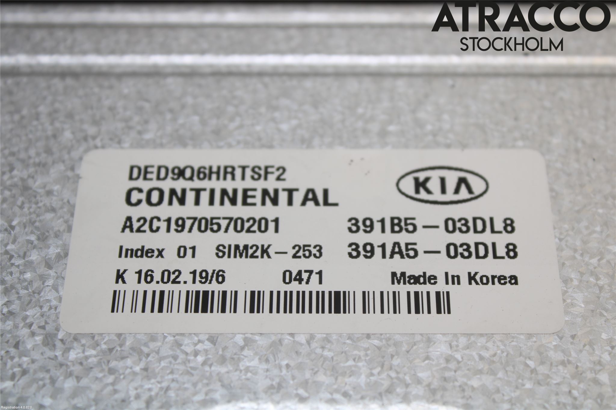 Kia NIRO (DE) 17-22 Styreenhet Innsprøytning