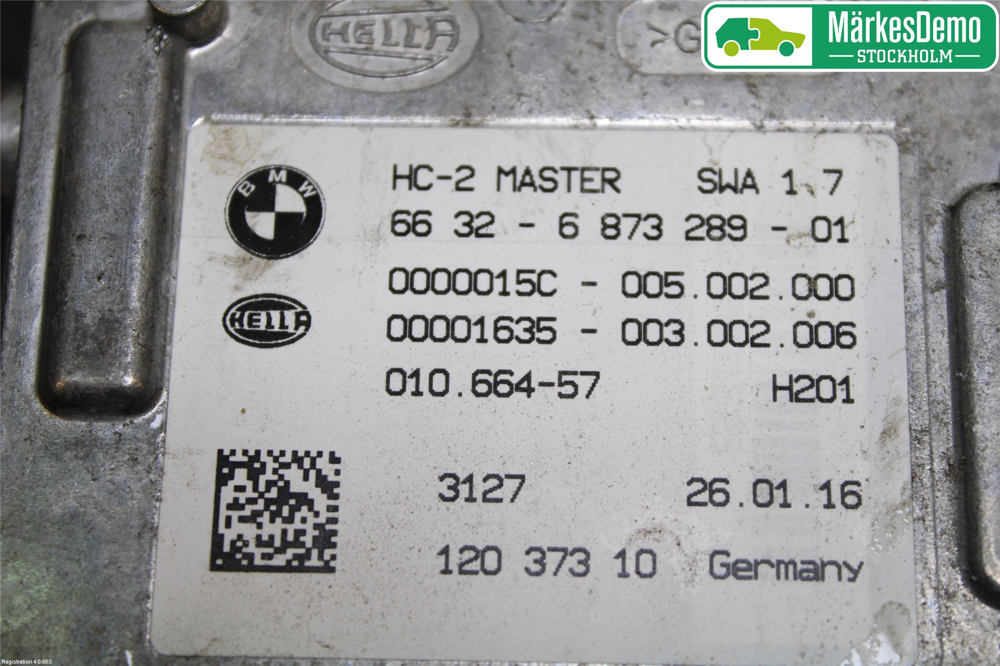 BMW X5 F15 13-18 Sensor Kollisjonsbeskyttelse