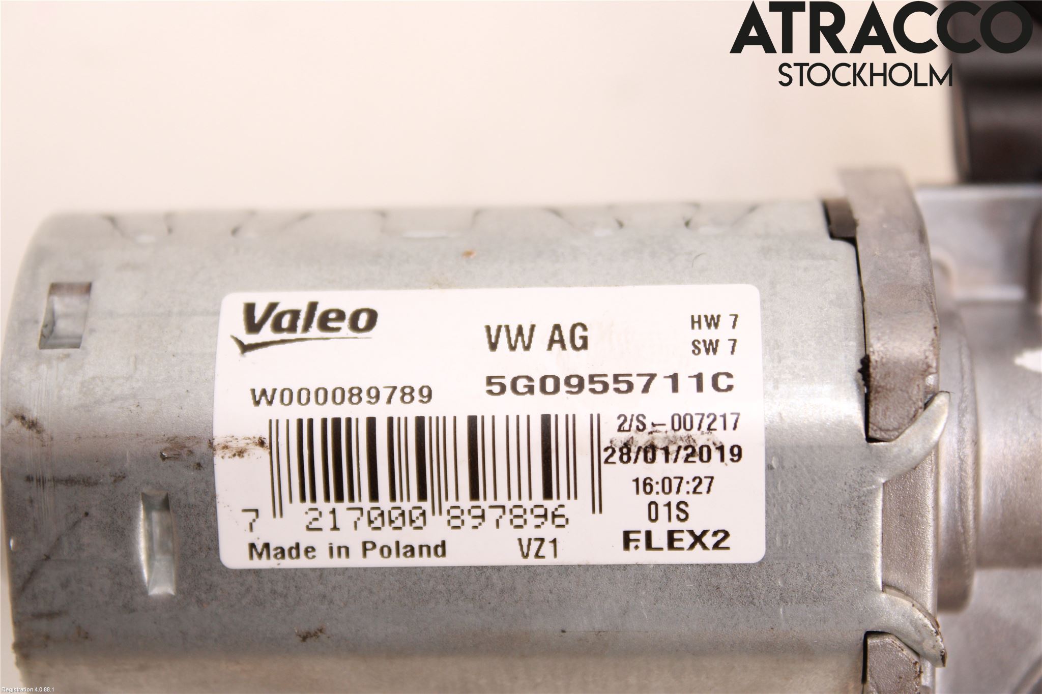 Volkswagen VW PASSAT 15-19 Viskermotor Bakluke