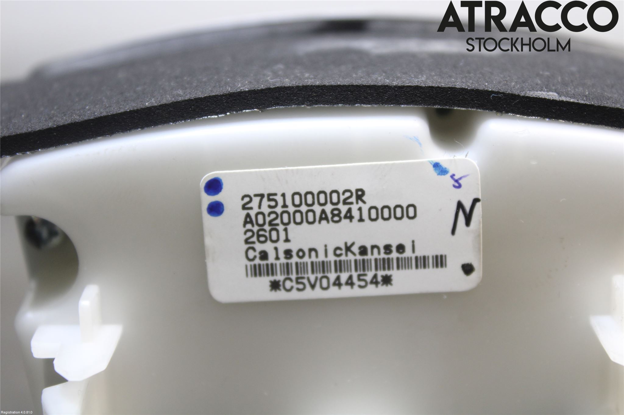 Renault MEGANE III 09-15 Varme Ac Betjening-Display