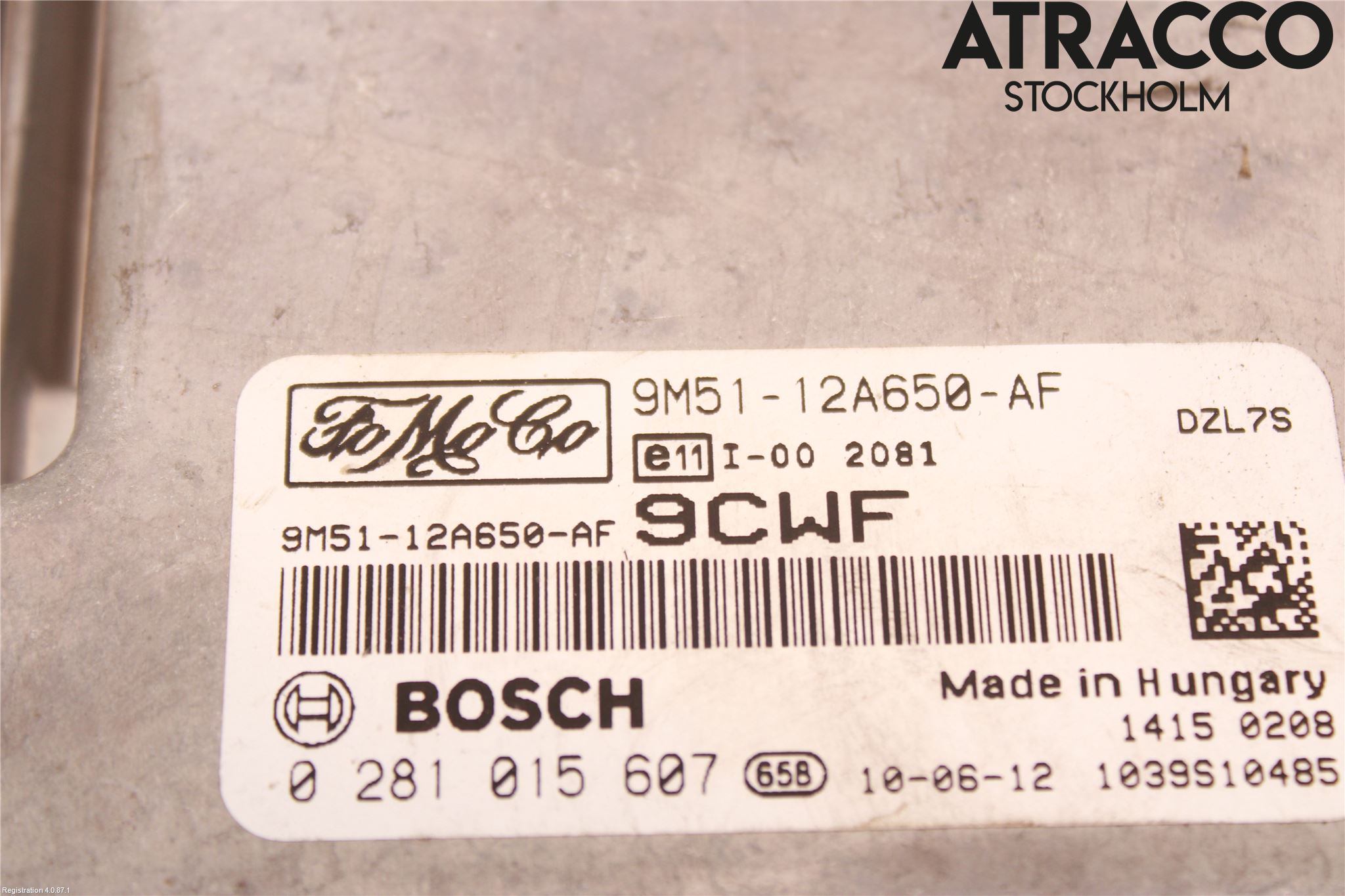 Ford FOCUS 08-11 Styreenhet Dieselpumpe