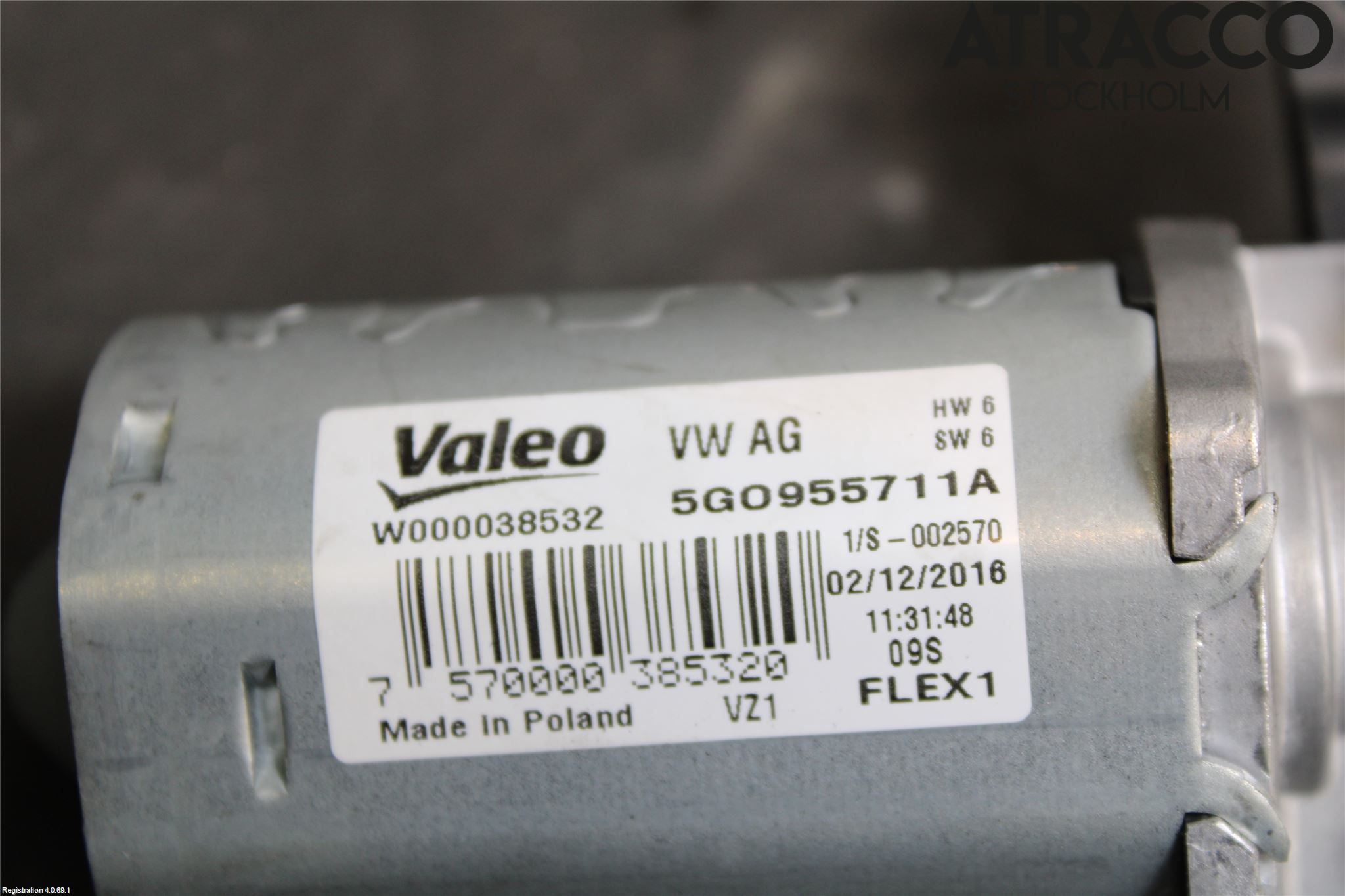 Volkswagen VW PASSAT 15-19 Viskermotor Bakluke