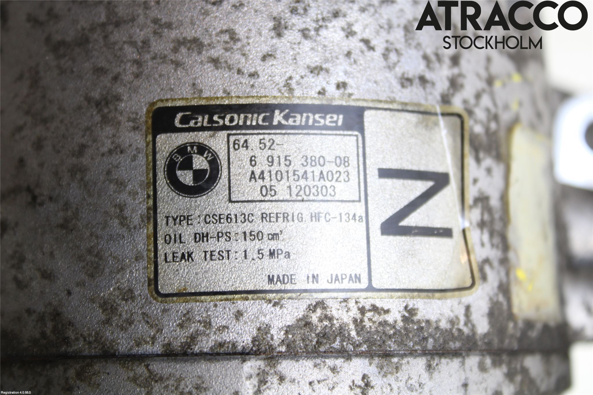 BMW 1 E87/81 5D/3D 03-11 Varme Ac Kompressor