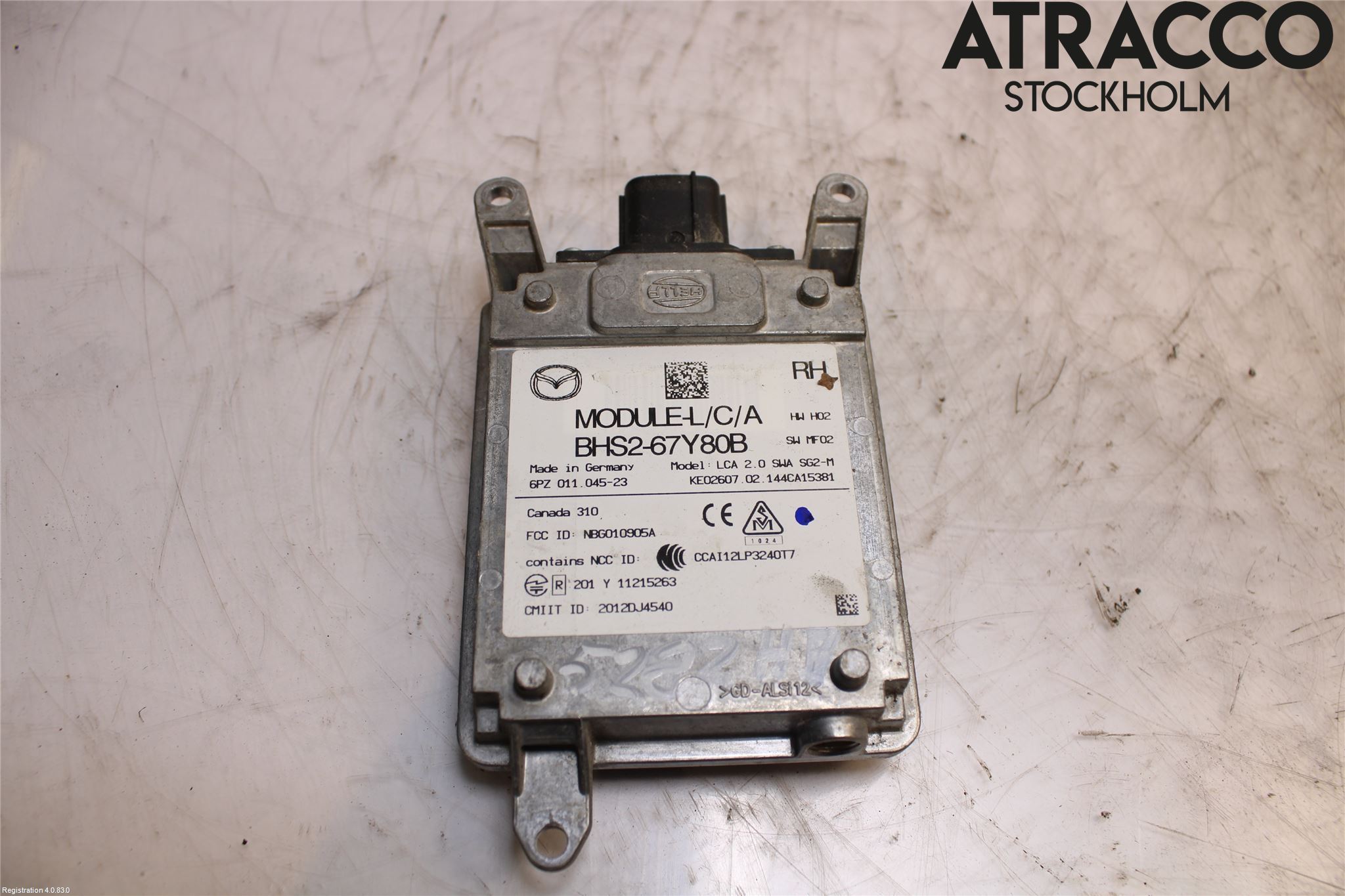 Mazda 3 III 14-19 Sensor Kollisjonsbeskyttelse