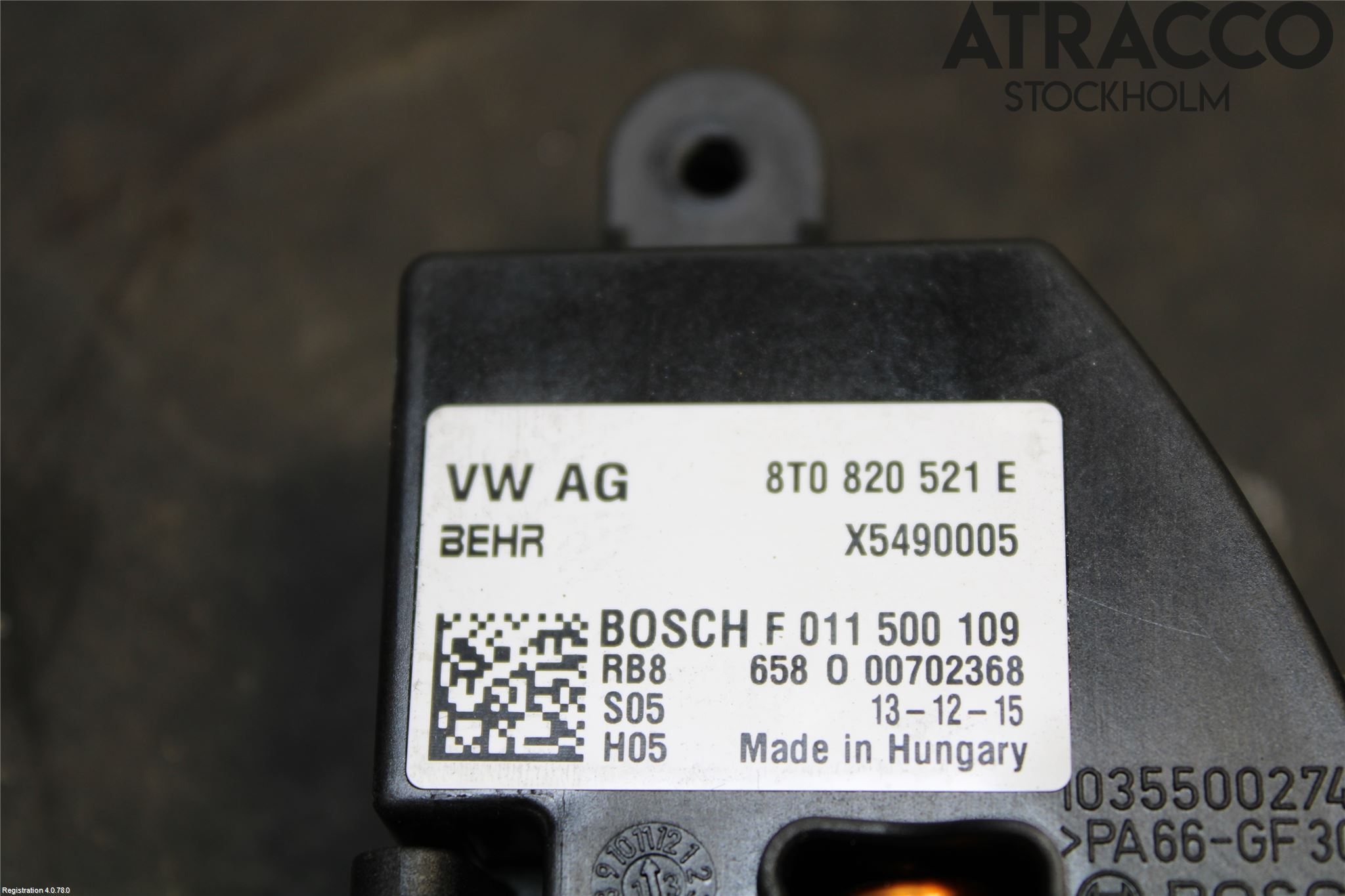 Audi Q5 09-16 Varmeapparat Viftemotstand