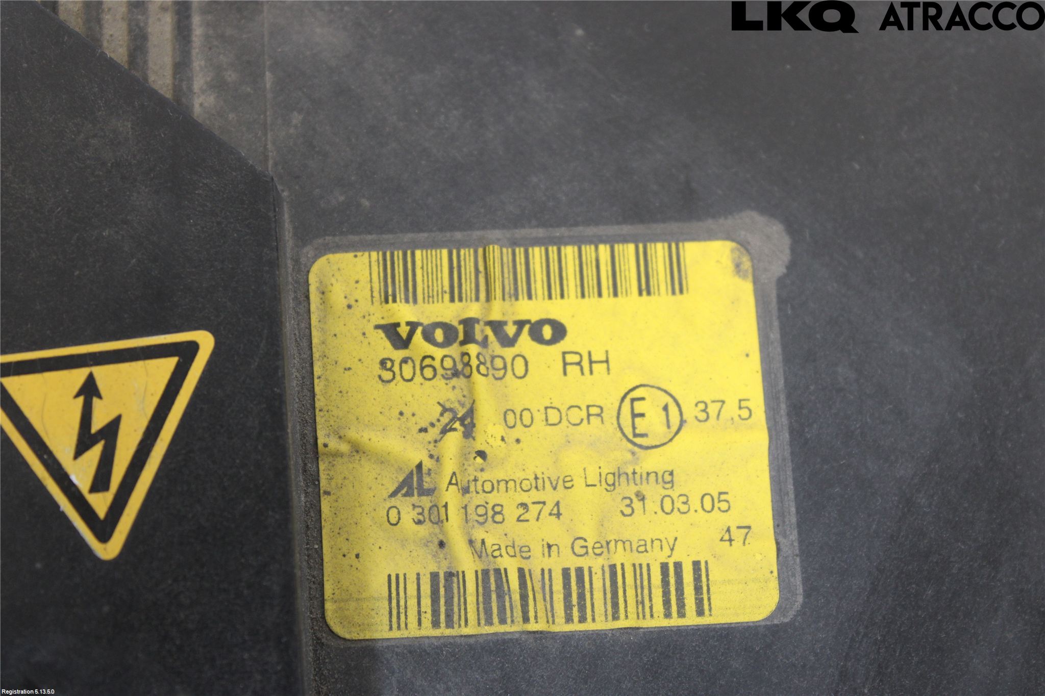 Volvo V50 04-07 Frontlykt Høyre