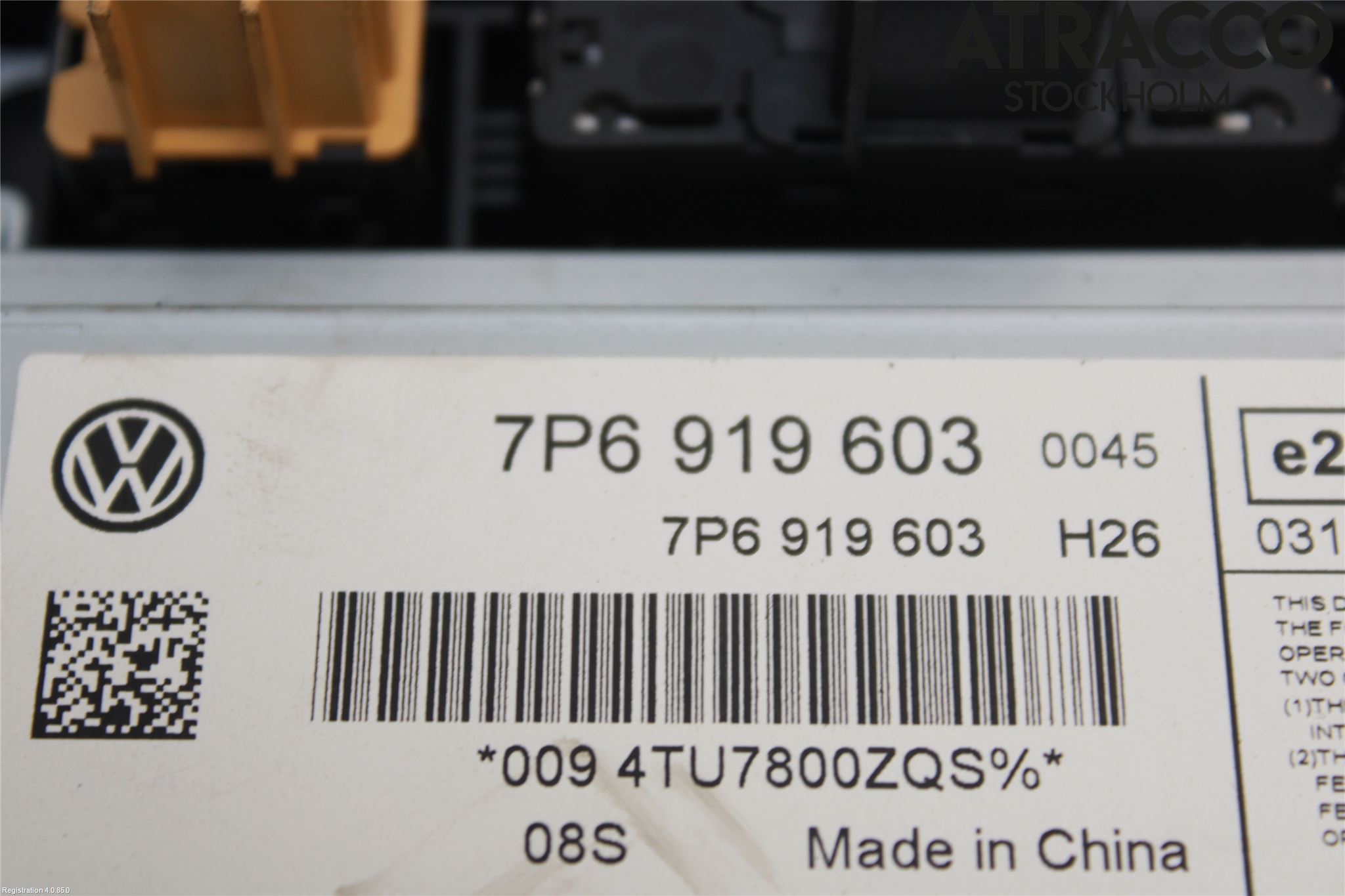Volkswagen VW TOUAREG 7P 11-18 Stereo Radio Med Cd
