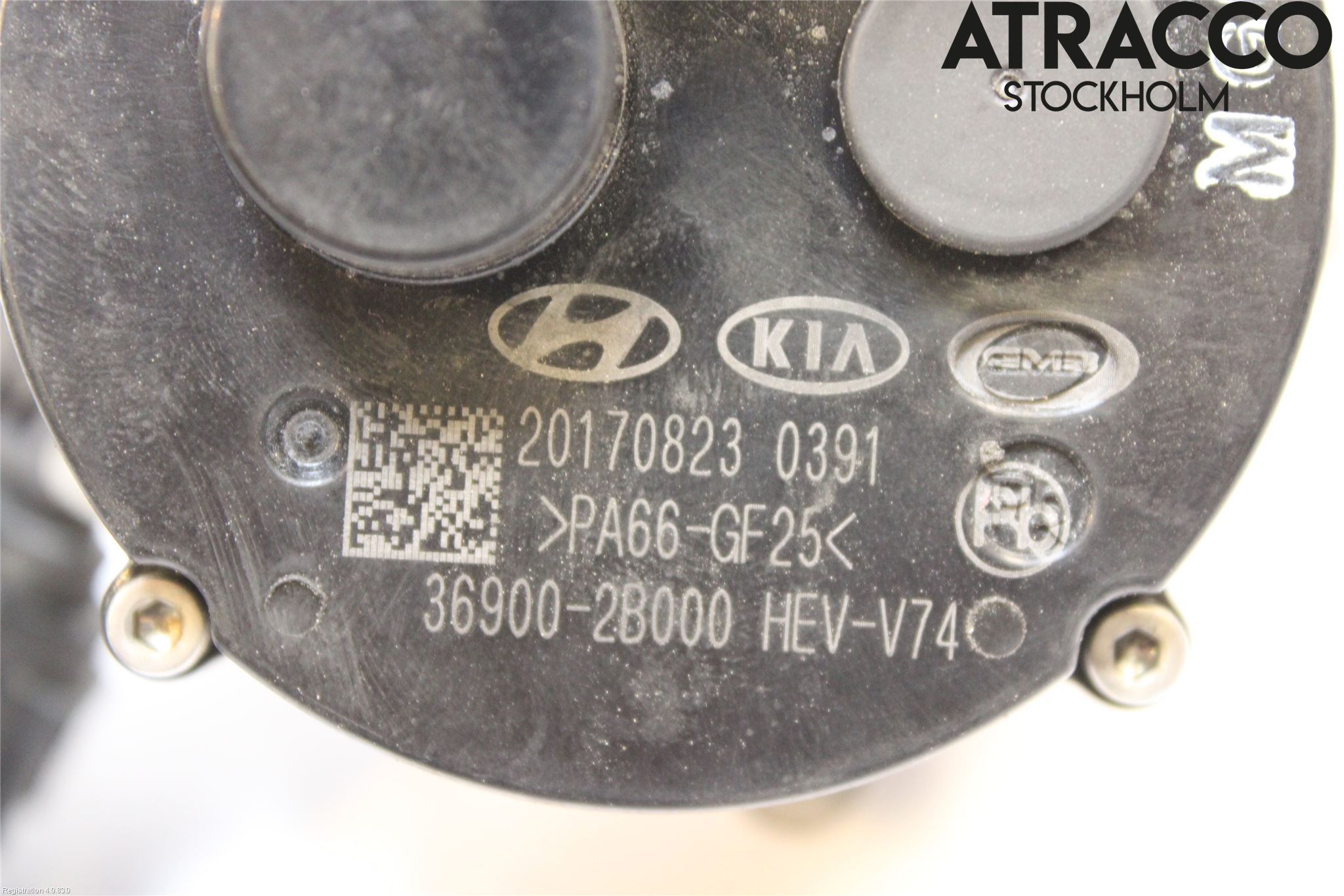 Kia NIRO (DE) 17-22 Varme Sirkulasjonspumpe