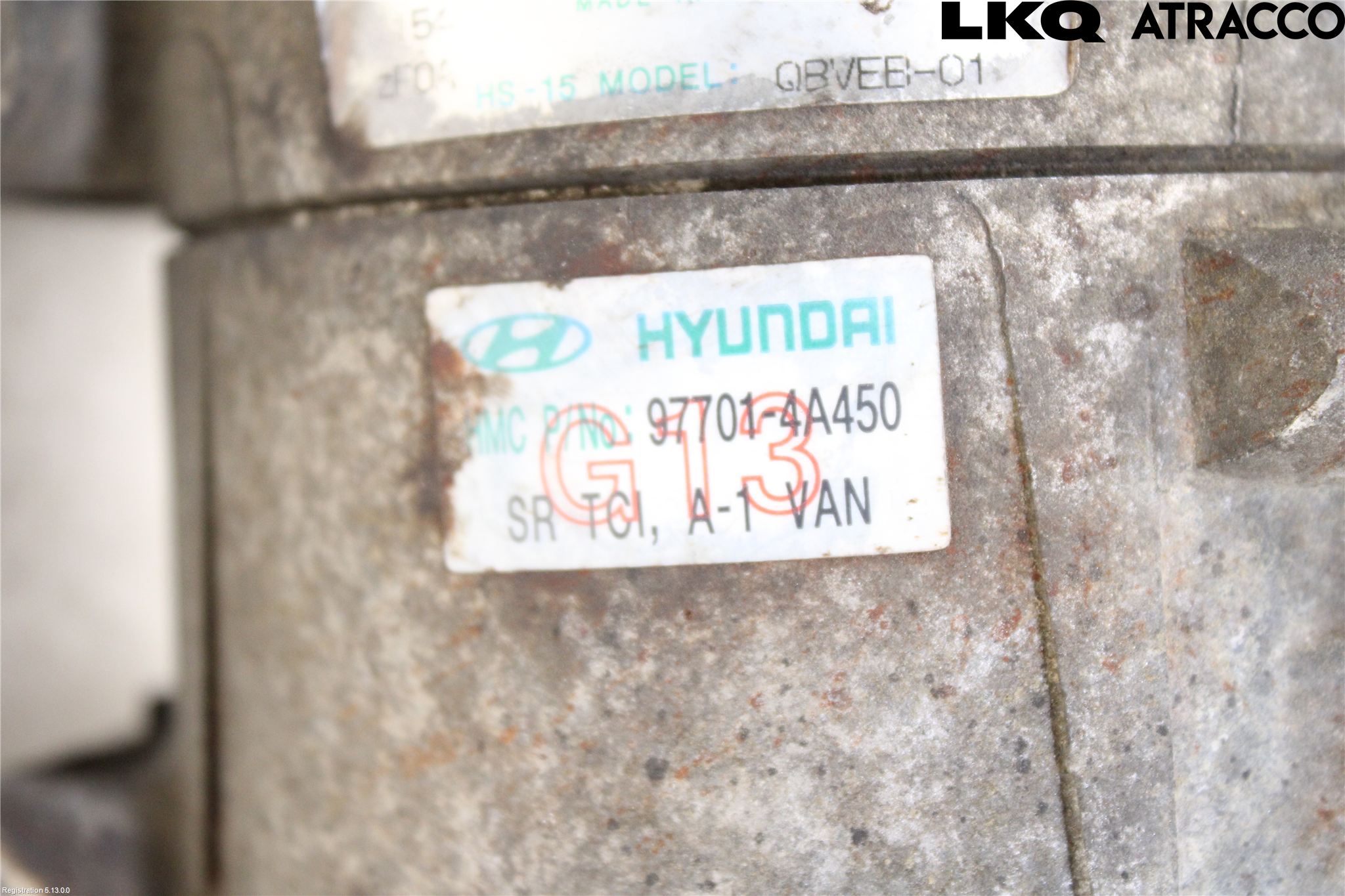 Hyundai H1/STAREX  97-08 Varme Ac Kompressor