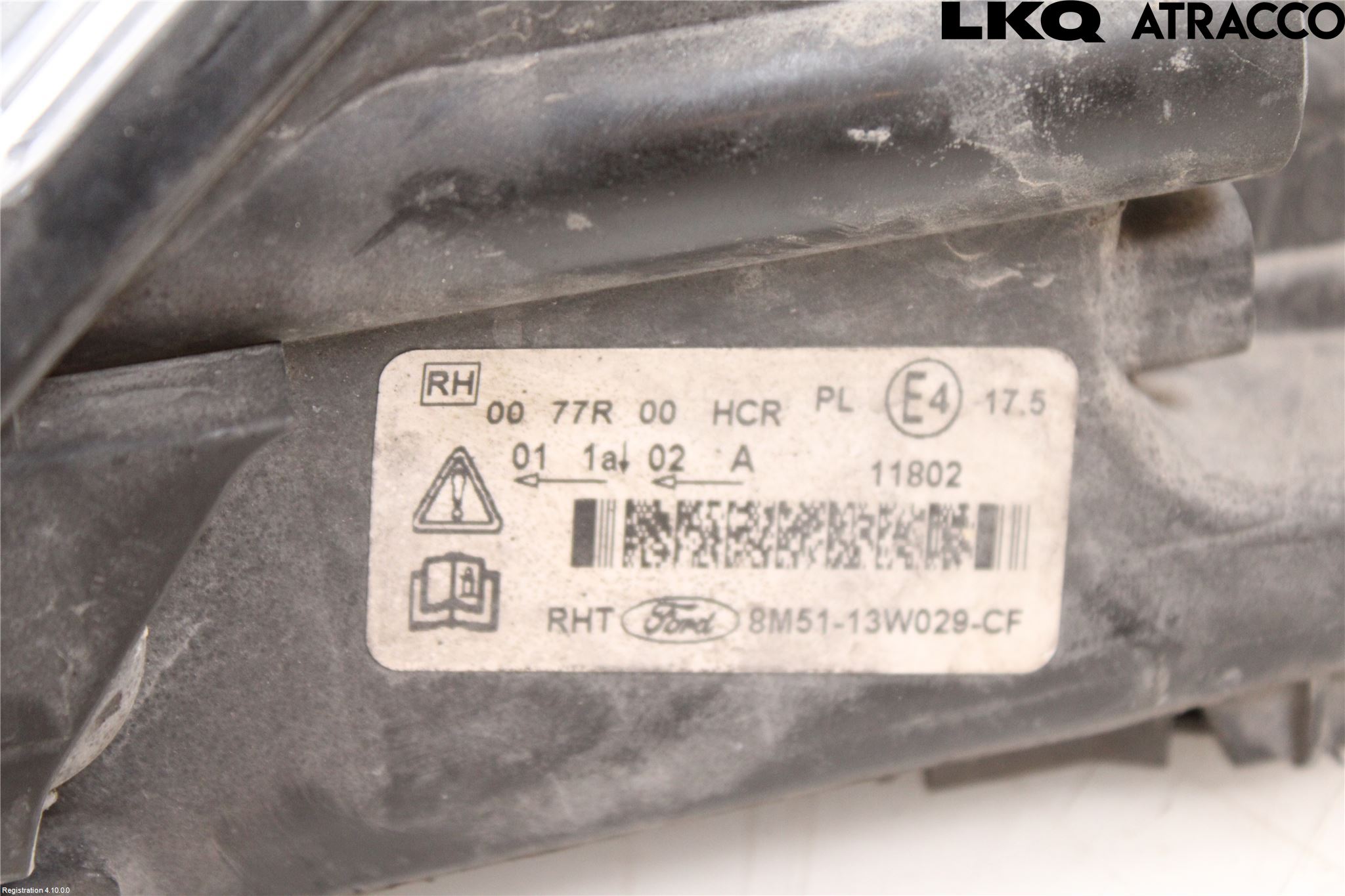 Ford FOCUS 08-11 Frontlykt Høyre